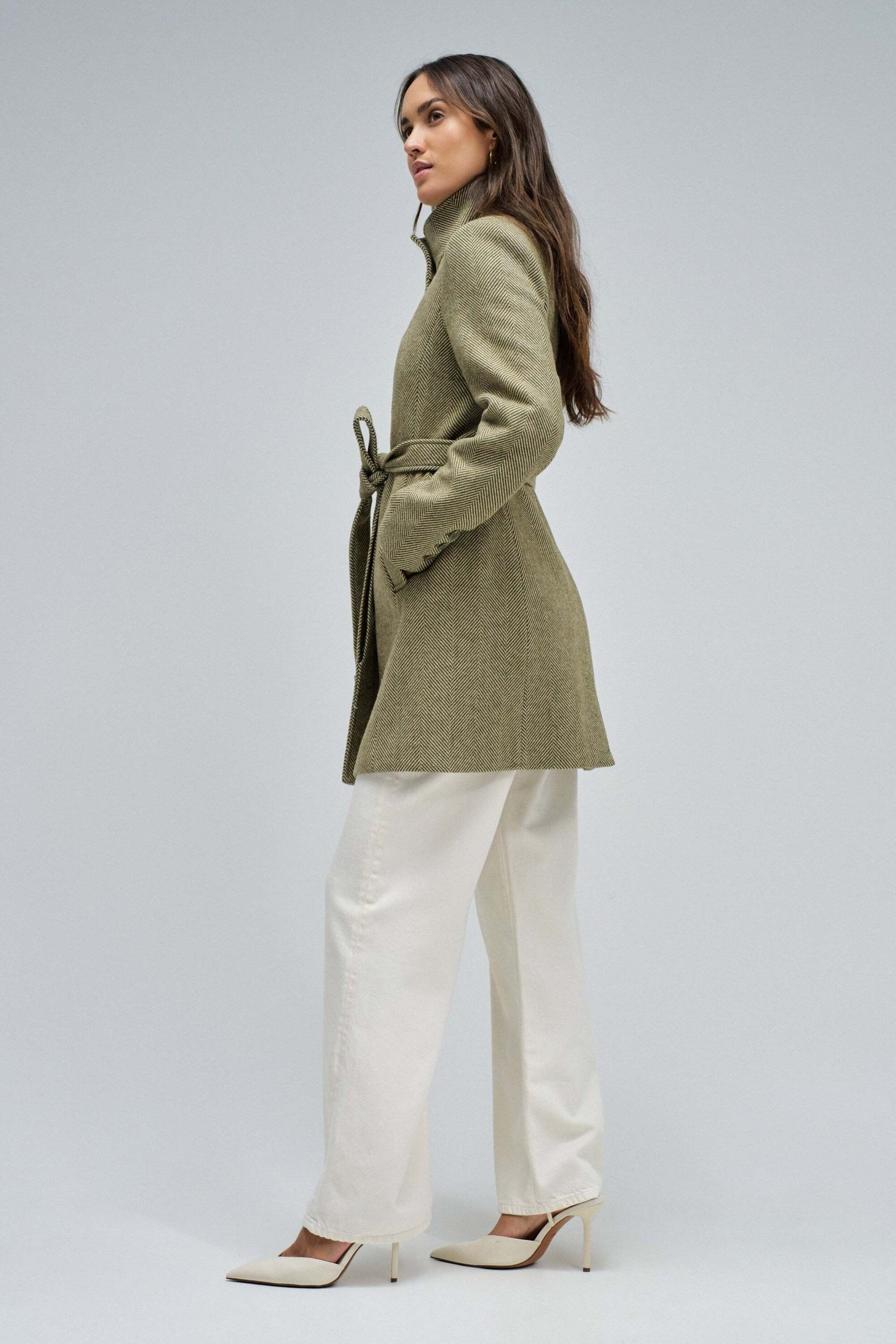 Salsa Wolljacke »Salsa Jeans Wollmantel The Reimagined Wool Coat«