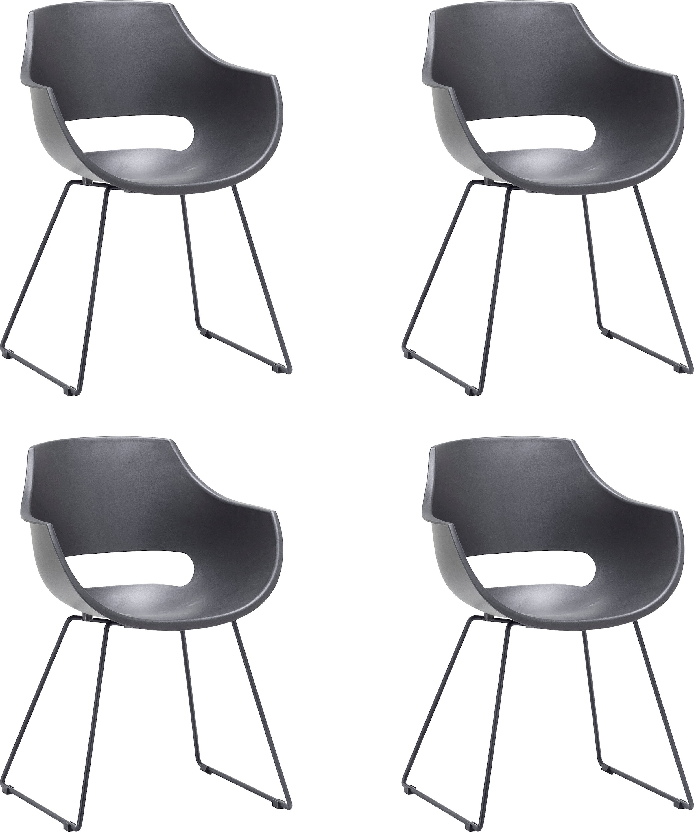 MCA furniture Schalenstuhl 4 Stuhl »Rockville«, Kg St., bis (Set), 120 kaufen günstig belastbar