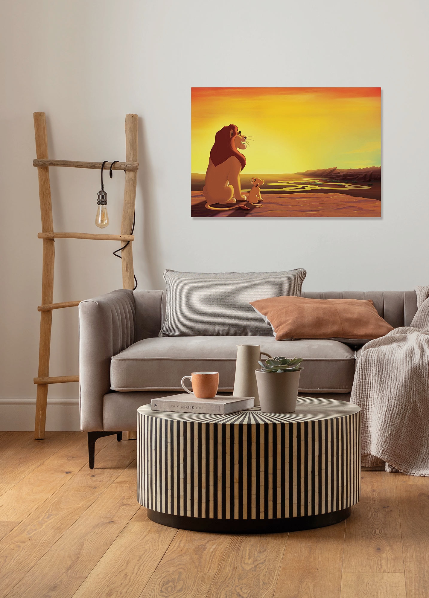 Image of Komar Leinwandbild "Disney The Lion King Your Kingdom" Disney Set, 1 Stk. tlg. 90 x 60 cm (Breite x Höhe) - Kinderzimmer, Dekoration
