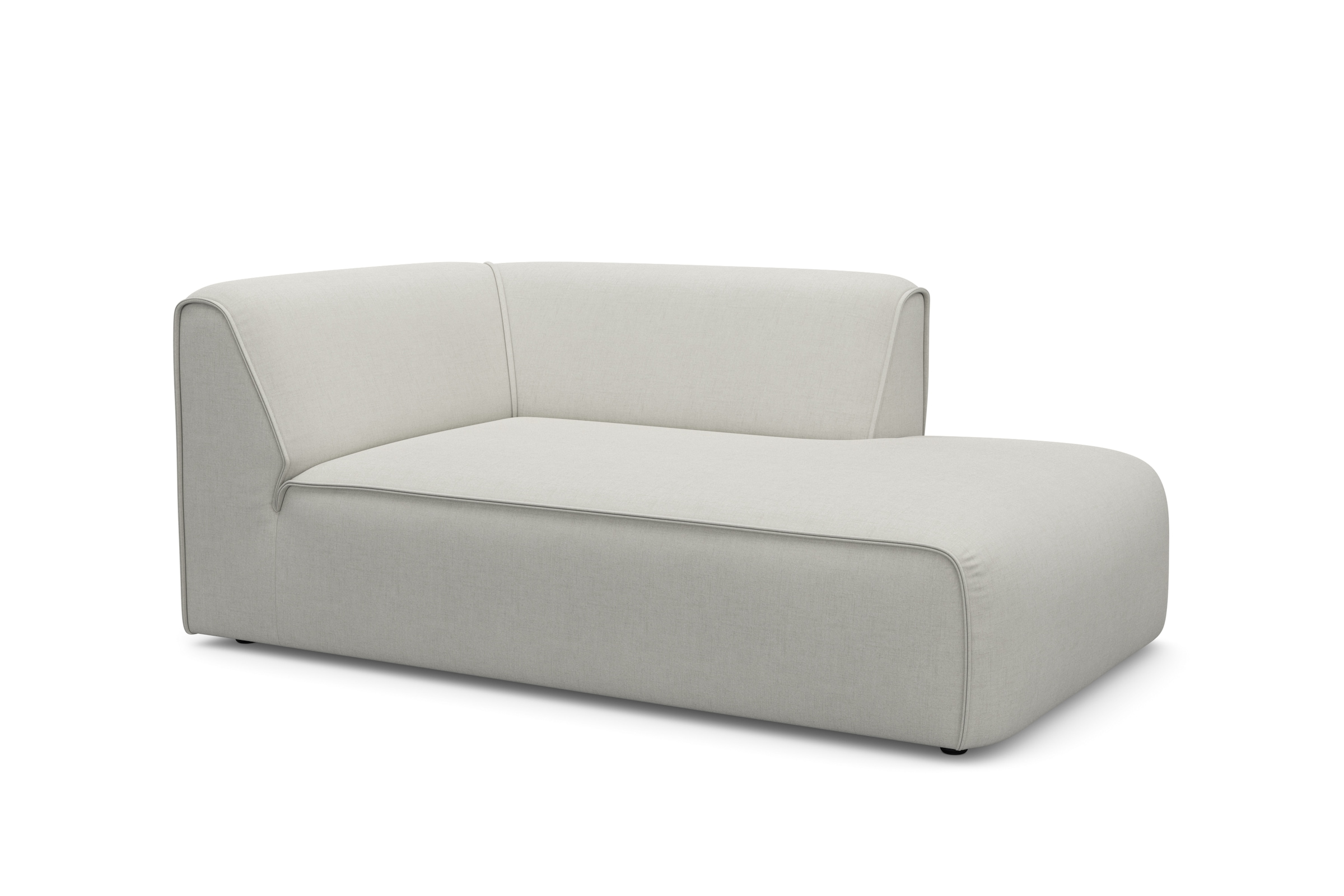 RAUM.ID Ottomane »Merid Chaiselongue, Masse B/T/H: 100/162/70 cm«, als Modul oder separat verwendbar, für individuelle Zusammenstellung