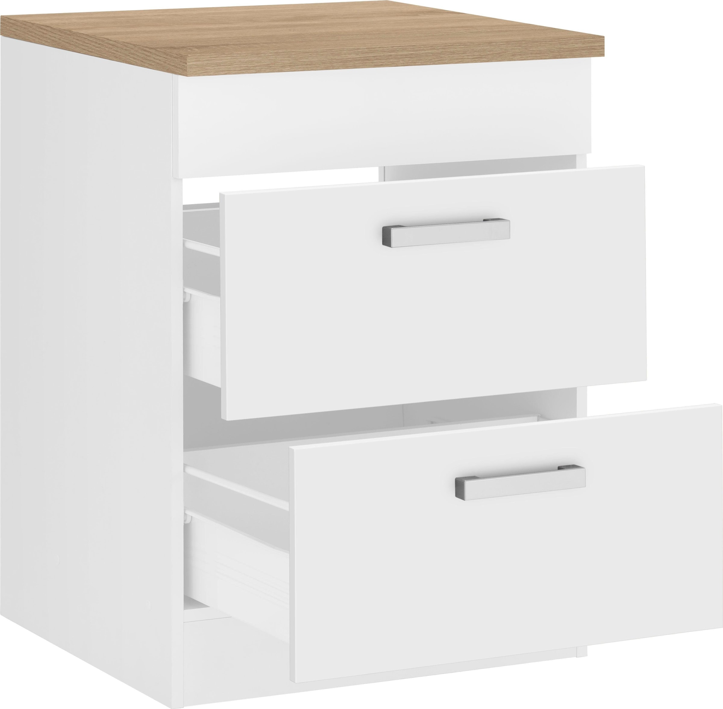 KOCHSTATION Kochfeldumbauschrank »KS-Gera« Breite 60 cm