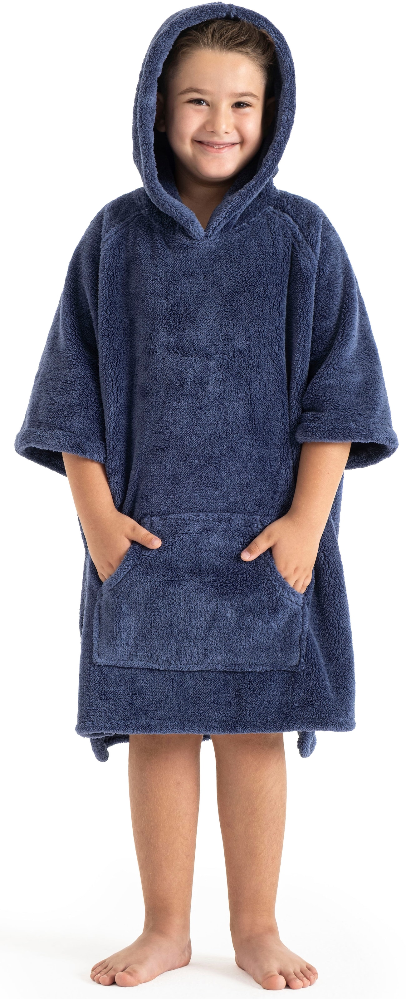 GOODproduct Poncho de bain »Lillou, für Kinder, ideal für Urlaub oder im Schwimmbad« 1 cuis weich und kuschelig, Fleece, plüsch, Surfponcho