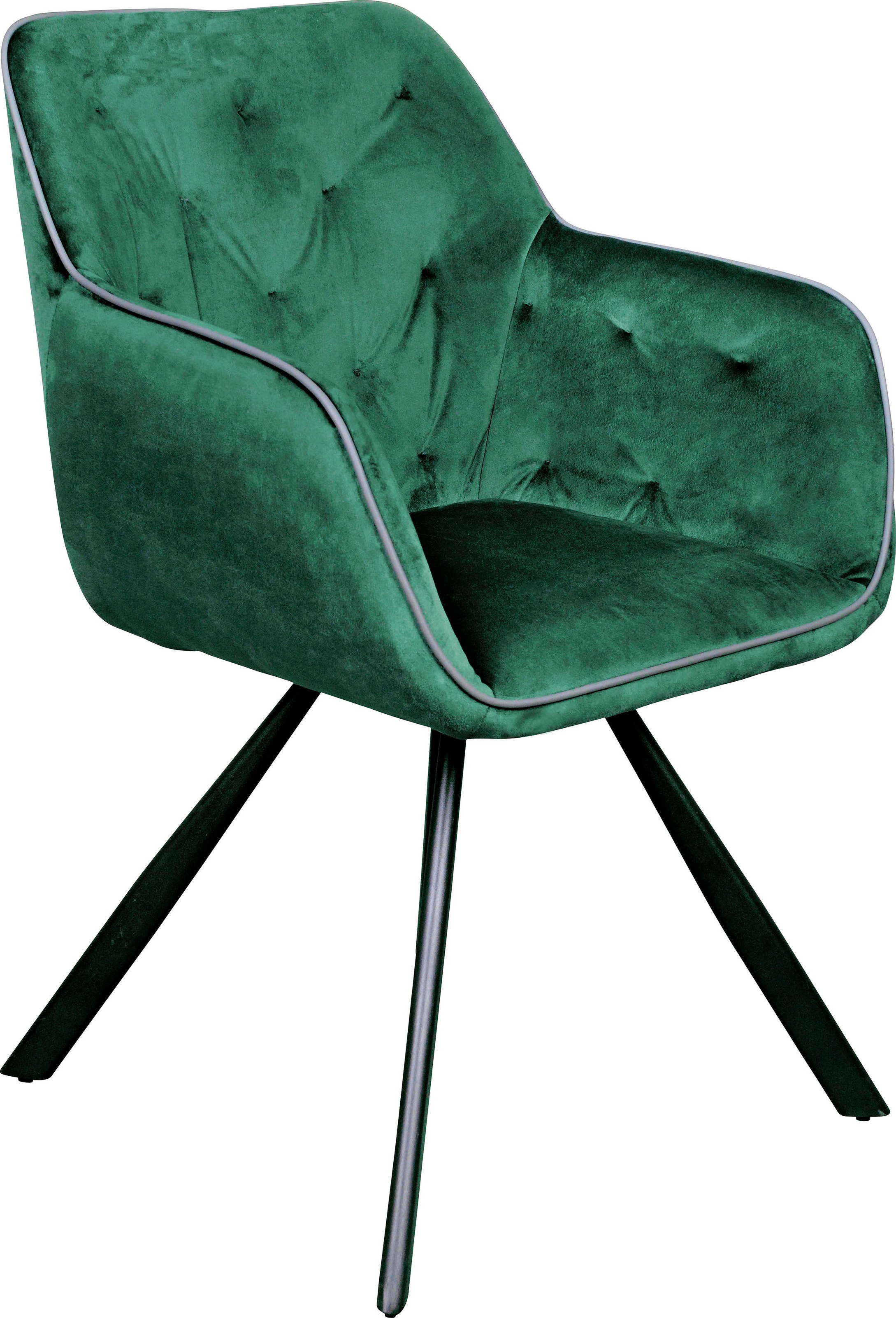 Image of Kayoom Polsterstuhl »Stuhl Eann 125«, samtweicher Stoffbezug bei Ackermann Versand Schweiz