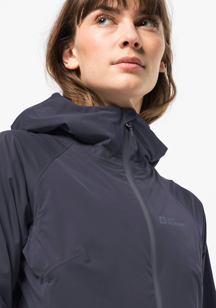 Jack Wolfskin Outdoorjacke »HIGHEST PEAK JACKET W« mit Kapuze