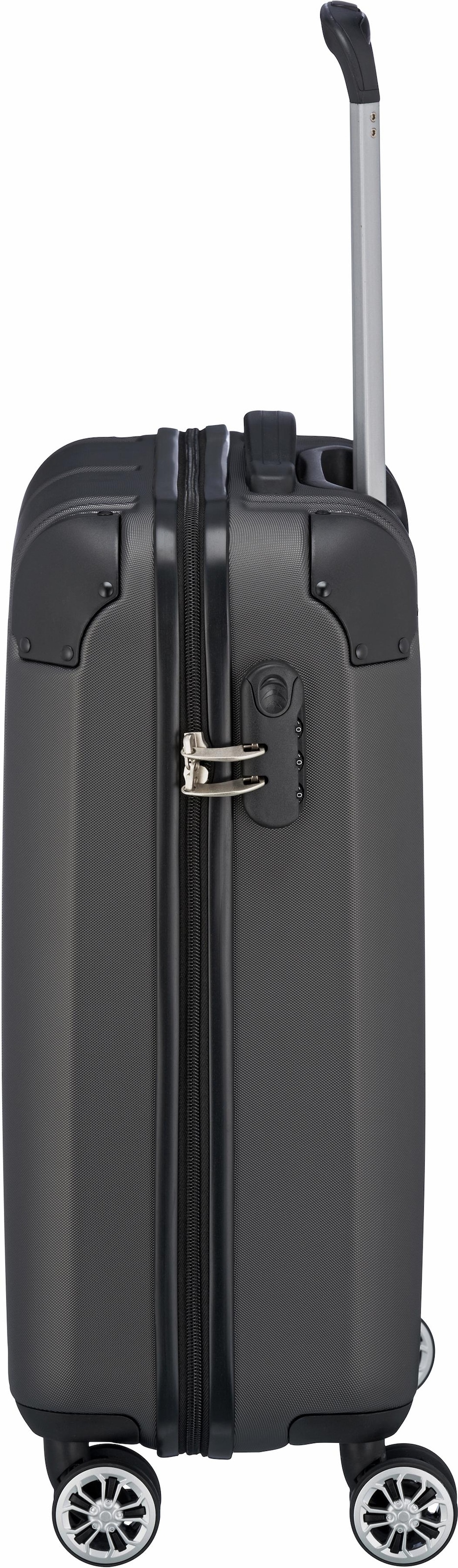 travelite Trolley à coque dure »CITY Reisekoffer Hartschale« 40 litre 4 Rollen avec serrure TSA, bagage de voyage robuste en ABS