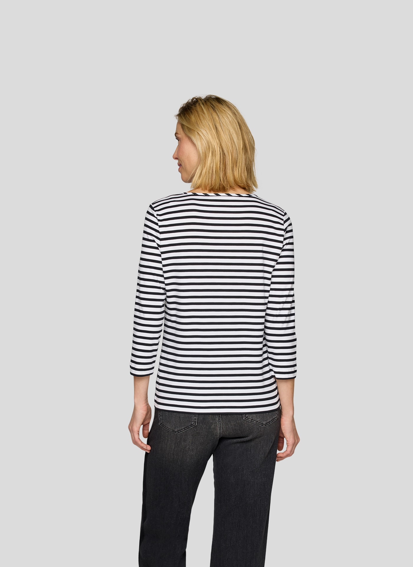 Rabe 3/4-Arm-Shirt mit Schriftzug