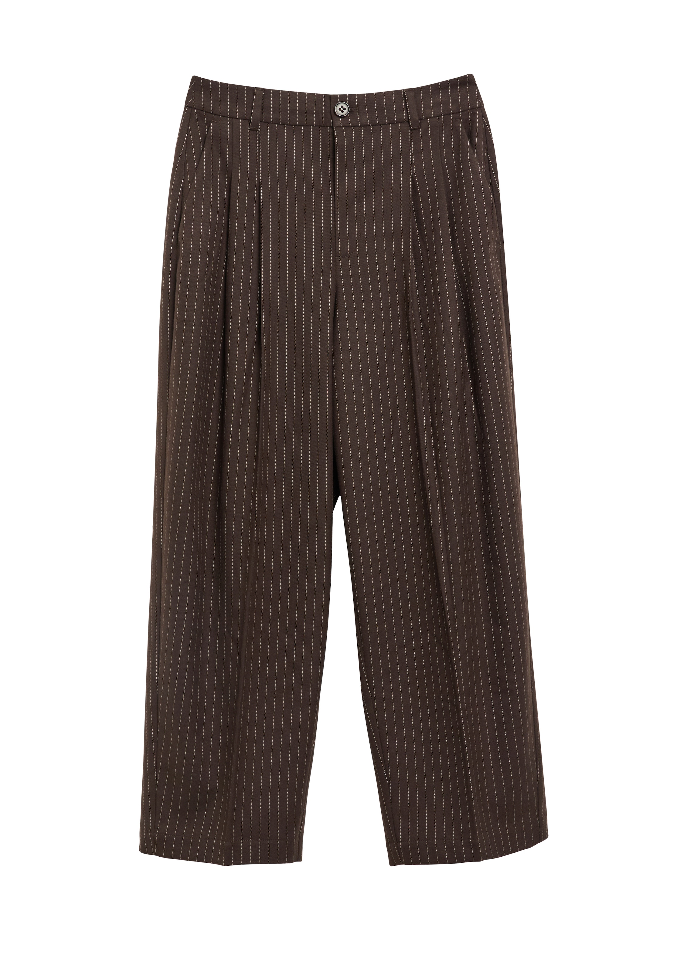 s.Oliver Bundfaltenhose  mit feinen Streifen / Viskose-Strretch