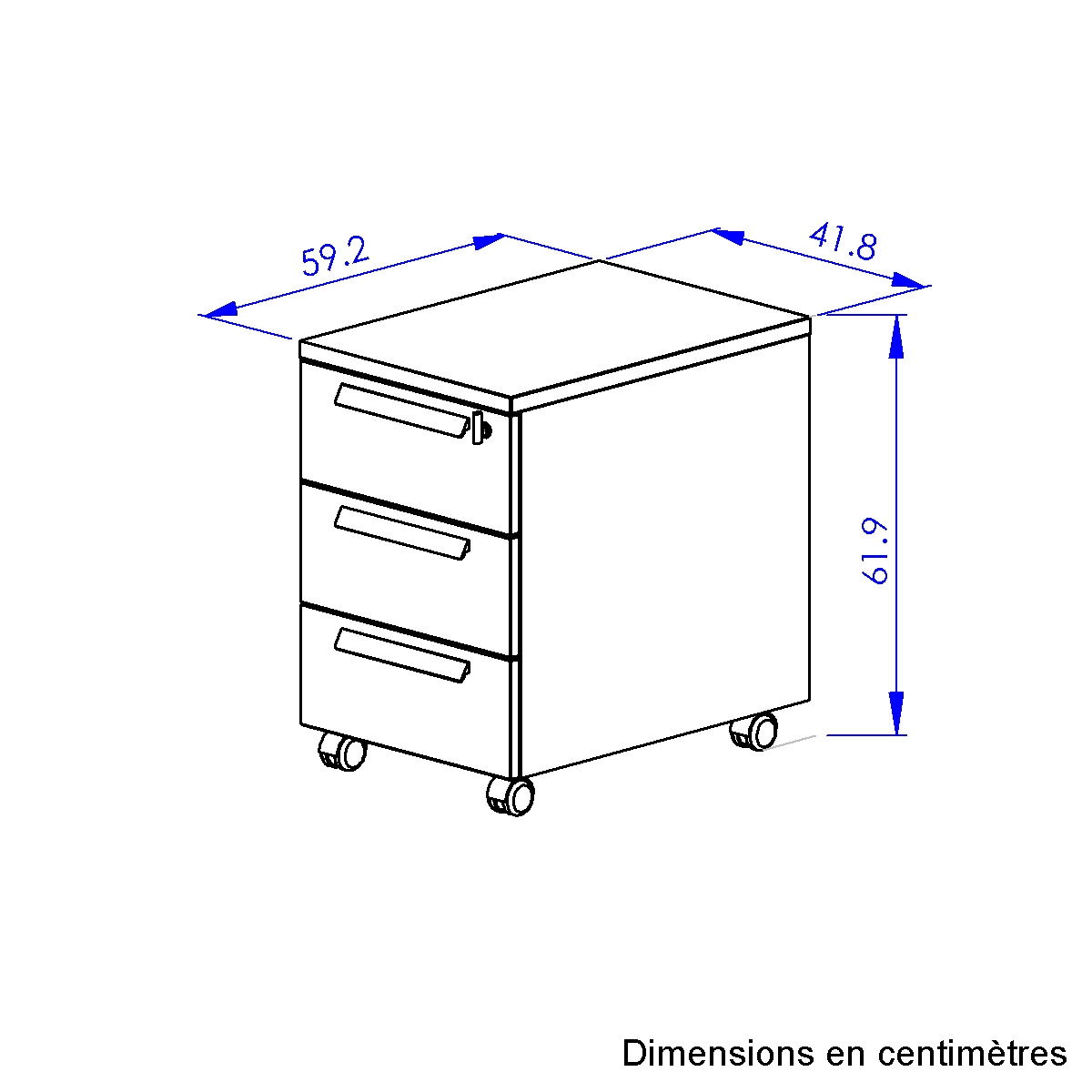 Gami Aktenschrank »ARCADE« wahlweise 1 Schublade für Hängeregister oder 1 Stiftbox