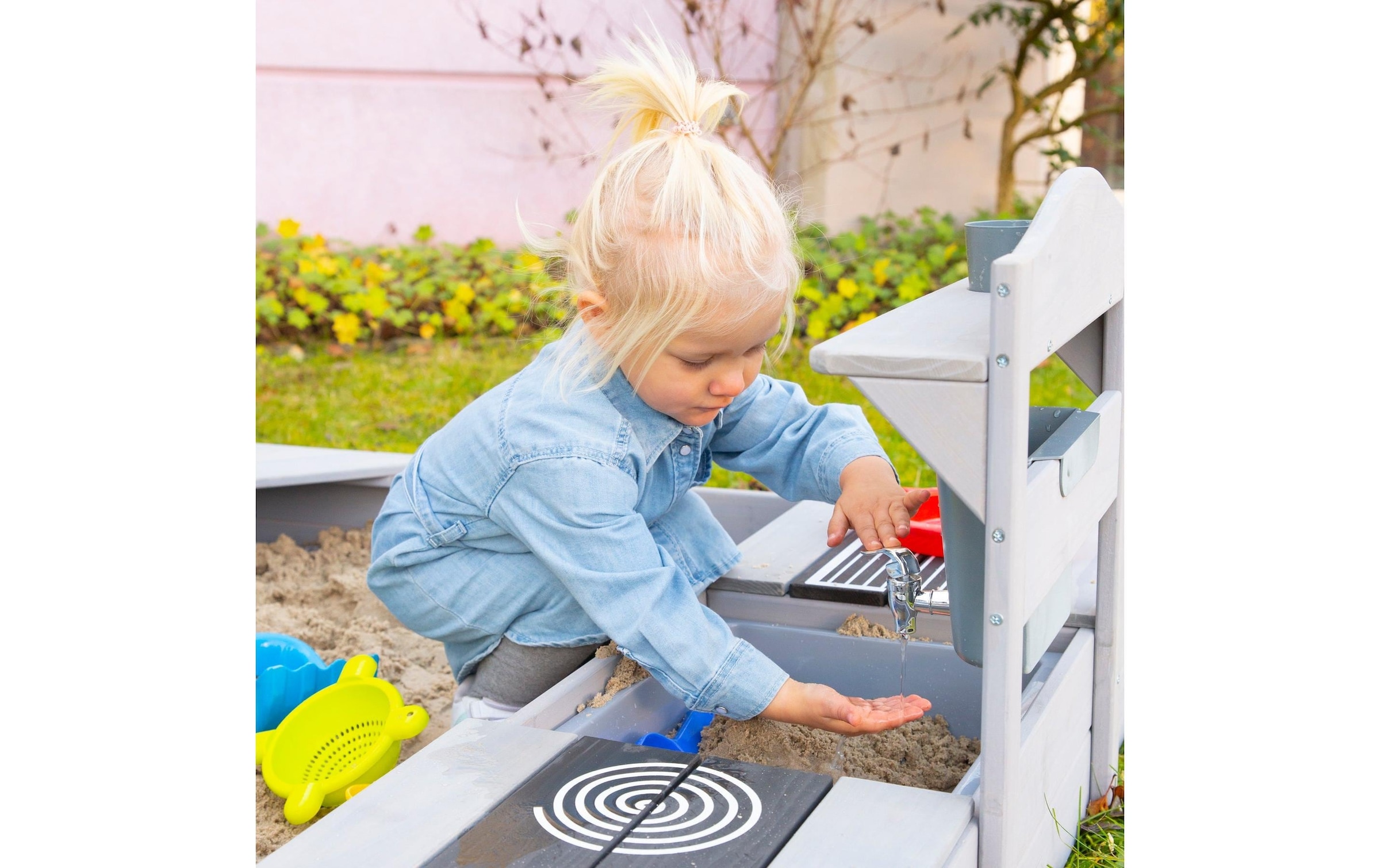 roba® Outdoor-Spielküche »Grau lasiert«