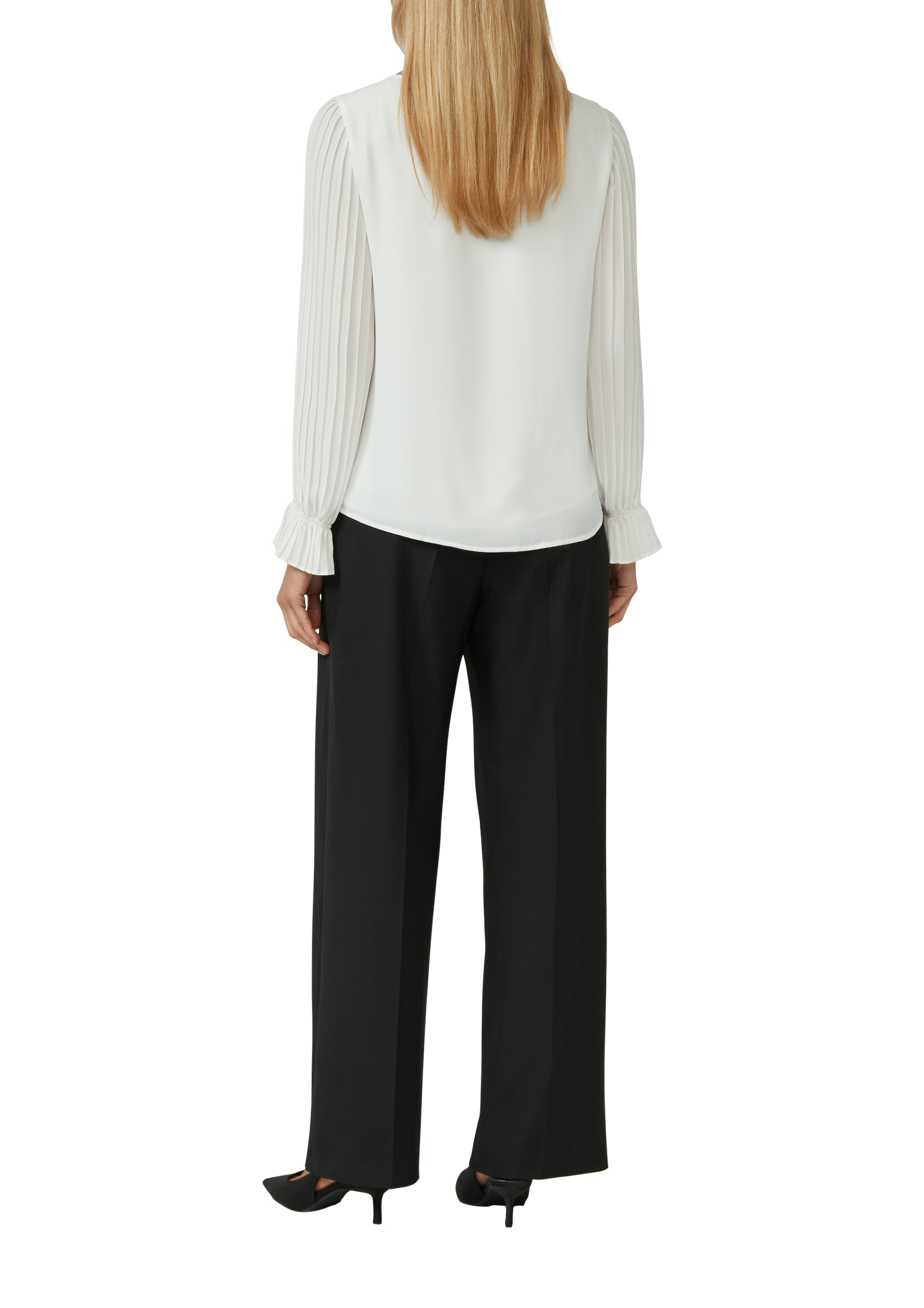 s.Oliver BLACK LABEL Blouse à manches longues mit gerafften Armen