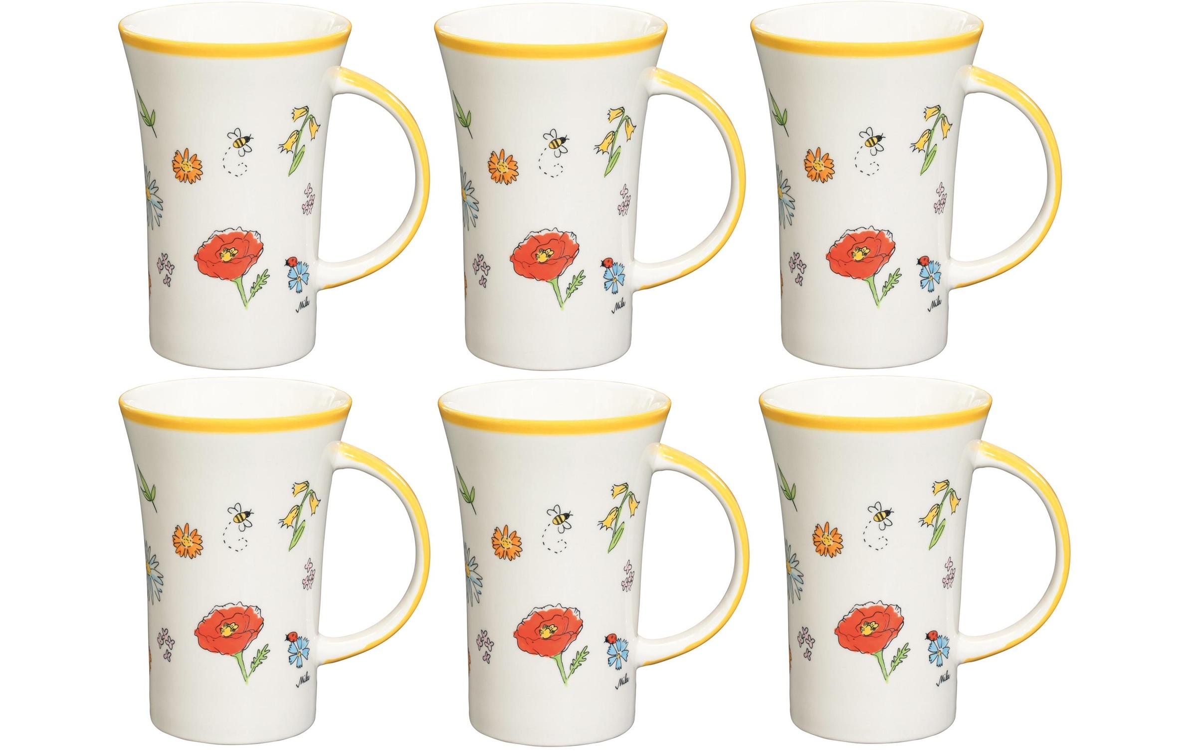 Image of Mila Tasse »Lovely Flowers 500«, (6 tlg.) bei Ackermann Versand Schweiz