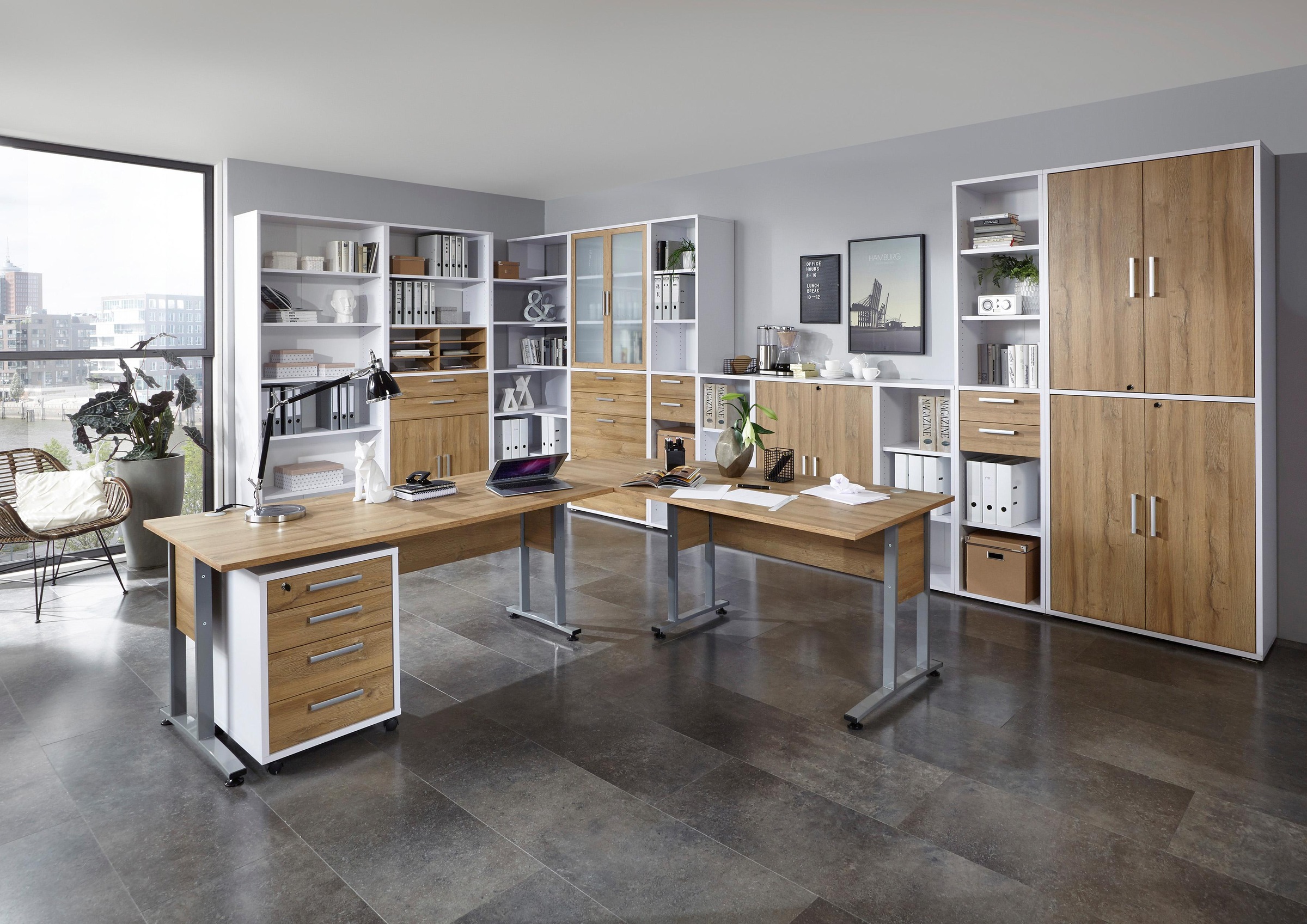 FMD Insert de tiroir »Calvi« SET: Türen und Schubkästen