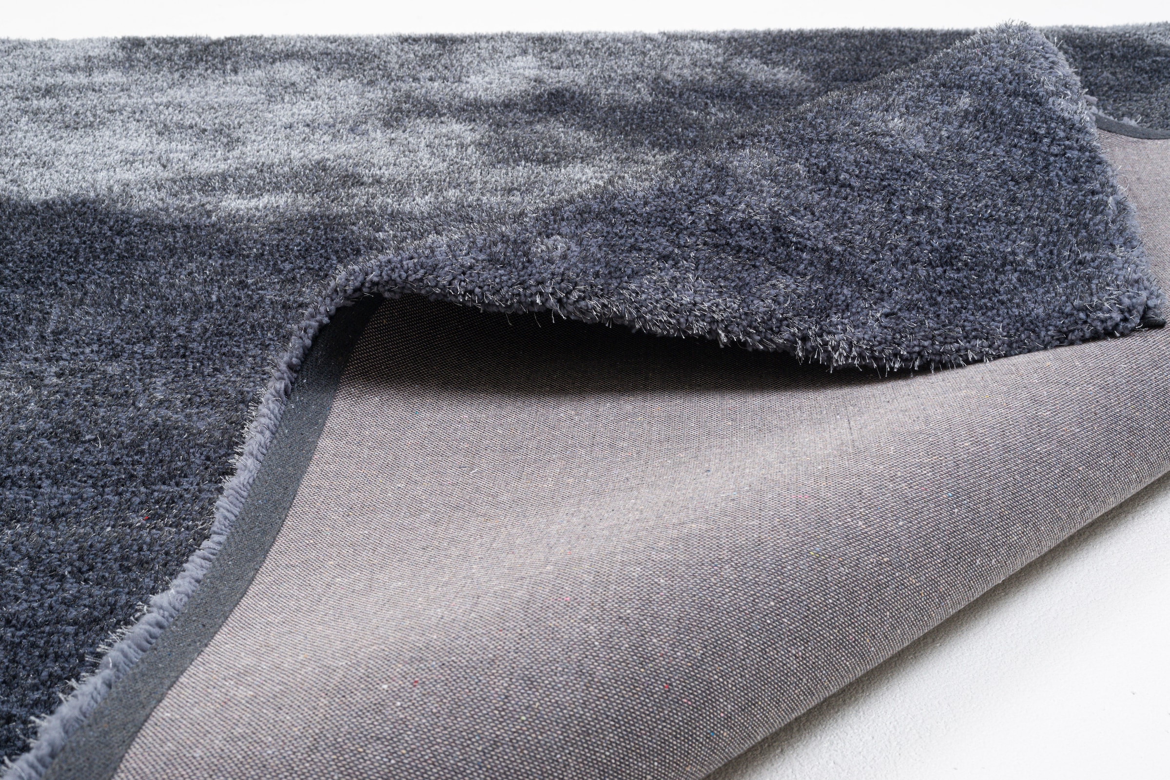 TOM TAILOR HOME Hochflor-Teppich »Soft« rechteckig 35 mm Höhe handgetuftet, Uni-Farben, super weich und flauschig