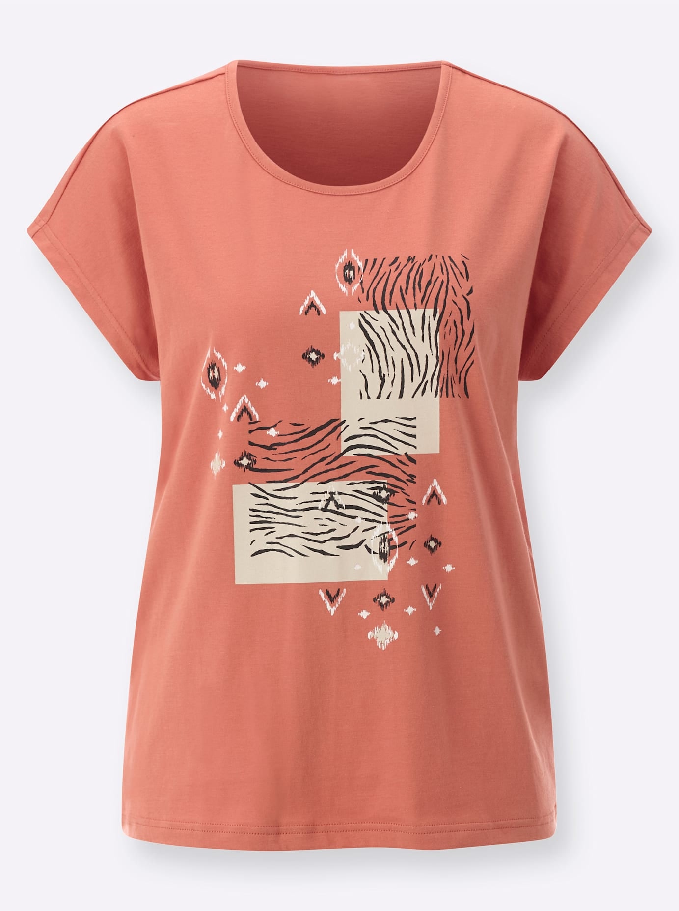 Classic Basics Shirt à col rond »Rundhals-Shirt« 1 cuis