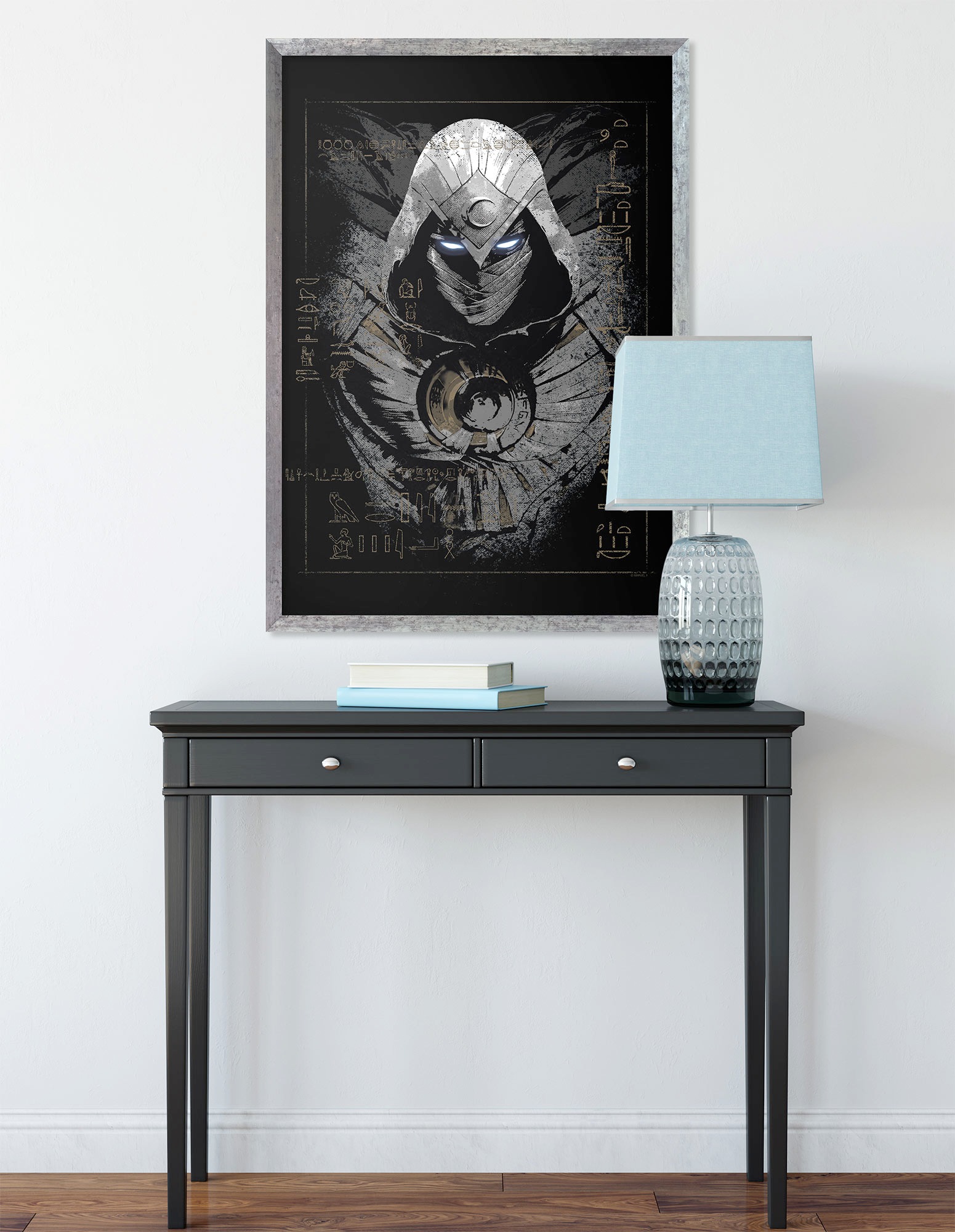 Image of Komar Wandbild "Moon Knight Darkness Ahead" Disney Set, 1 Stk. tlg. 30 x 40 cm (Breite x Höhe) - Kinderzimmer, Dekoration