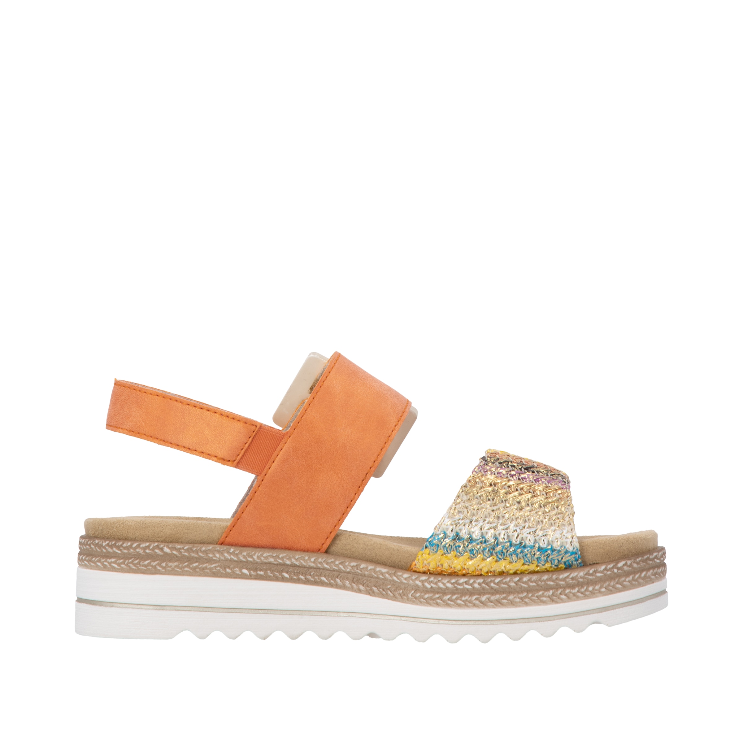 Remonte Sandale à plateforme  Sandalette, chaussure d'été, talon compensé, avec équipement Lite´n Soft