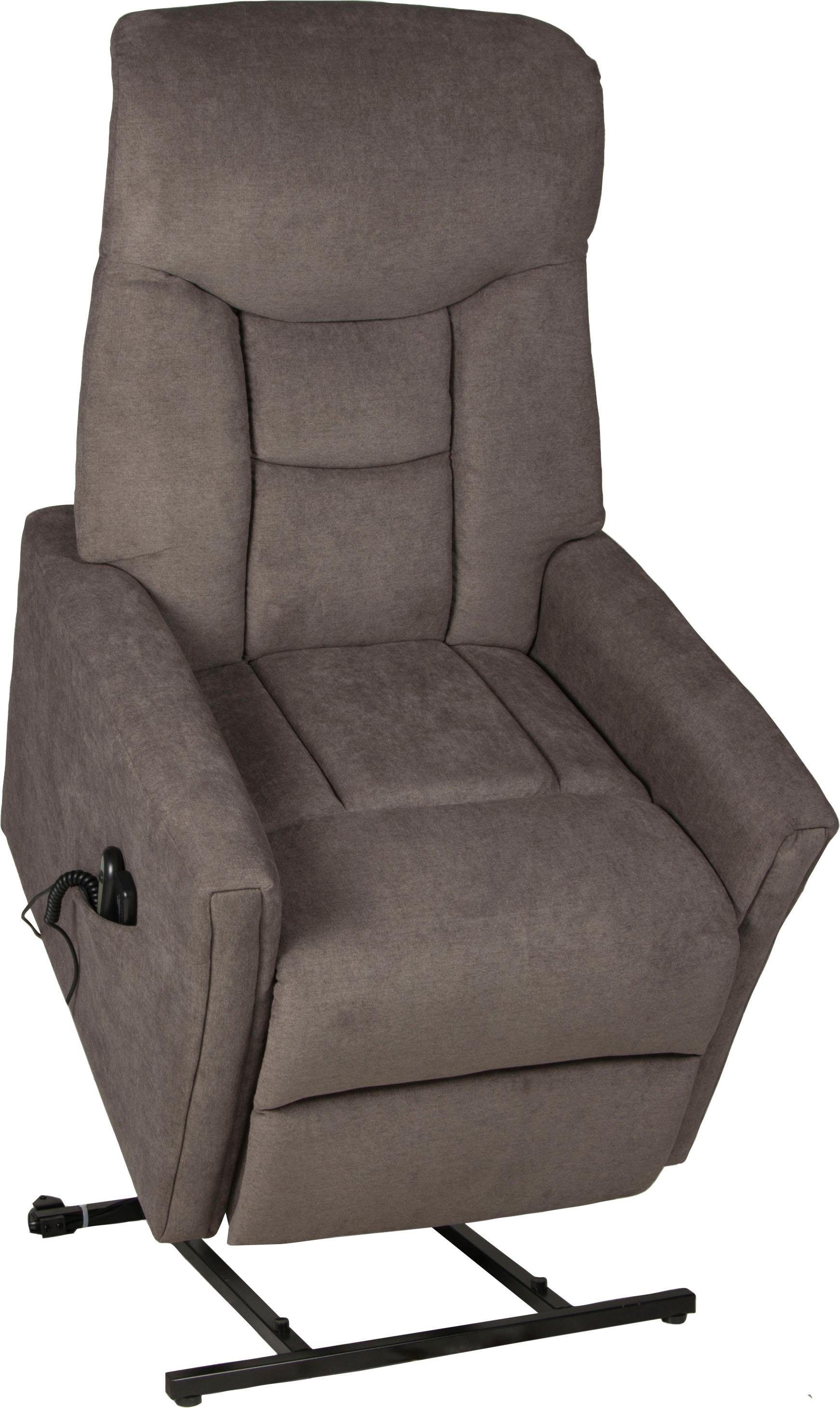 Duo Collection Fauteuil de massage »Cadillac mit Massagefunktion, elektrischer Aufstehhilfe« fonction relaxation et ressorts ensachés avec suspension à lames en acier