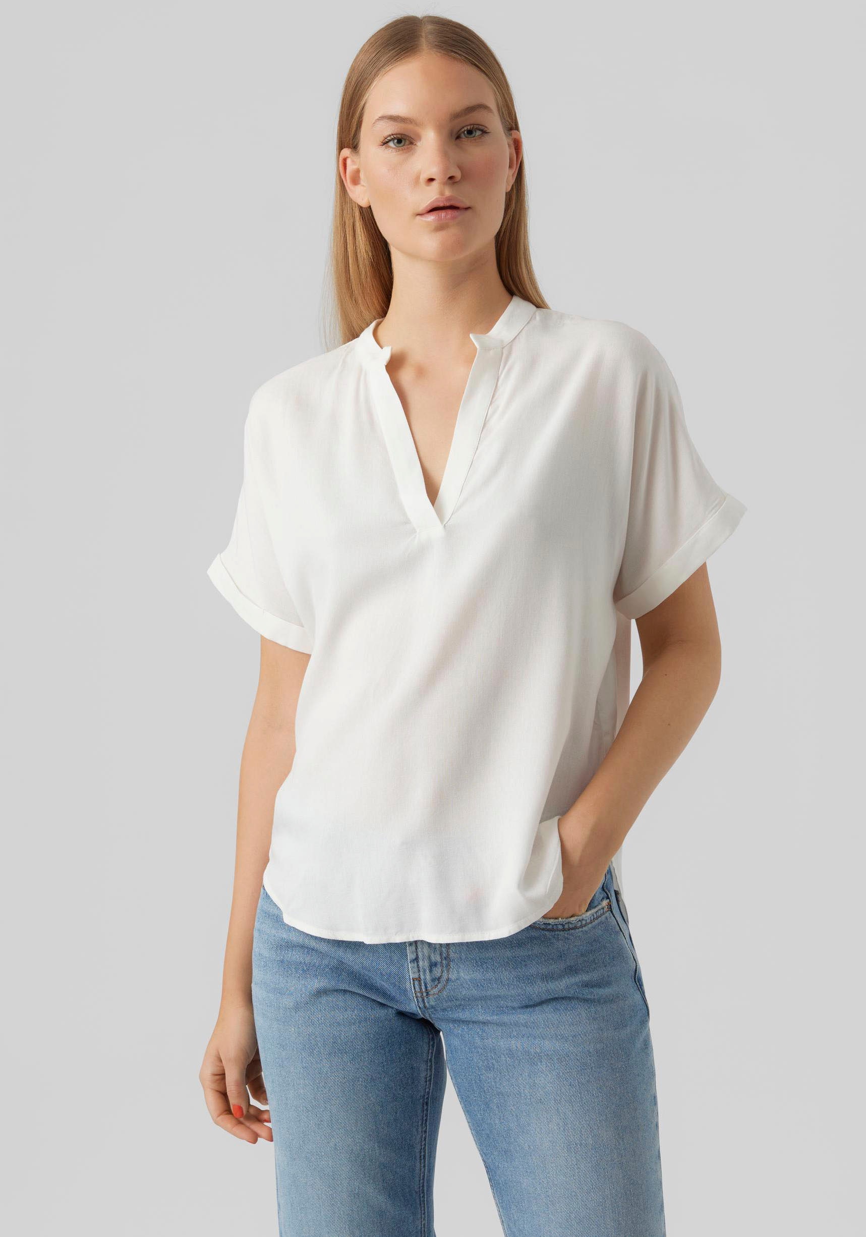 Image of Vero Moda Shirtbluse "VMBEAUTY SS TOP GA NOOS" Viskose, regular fit