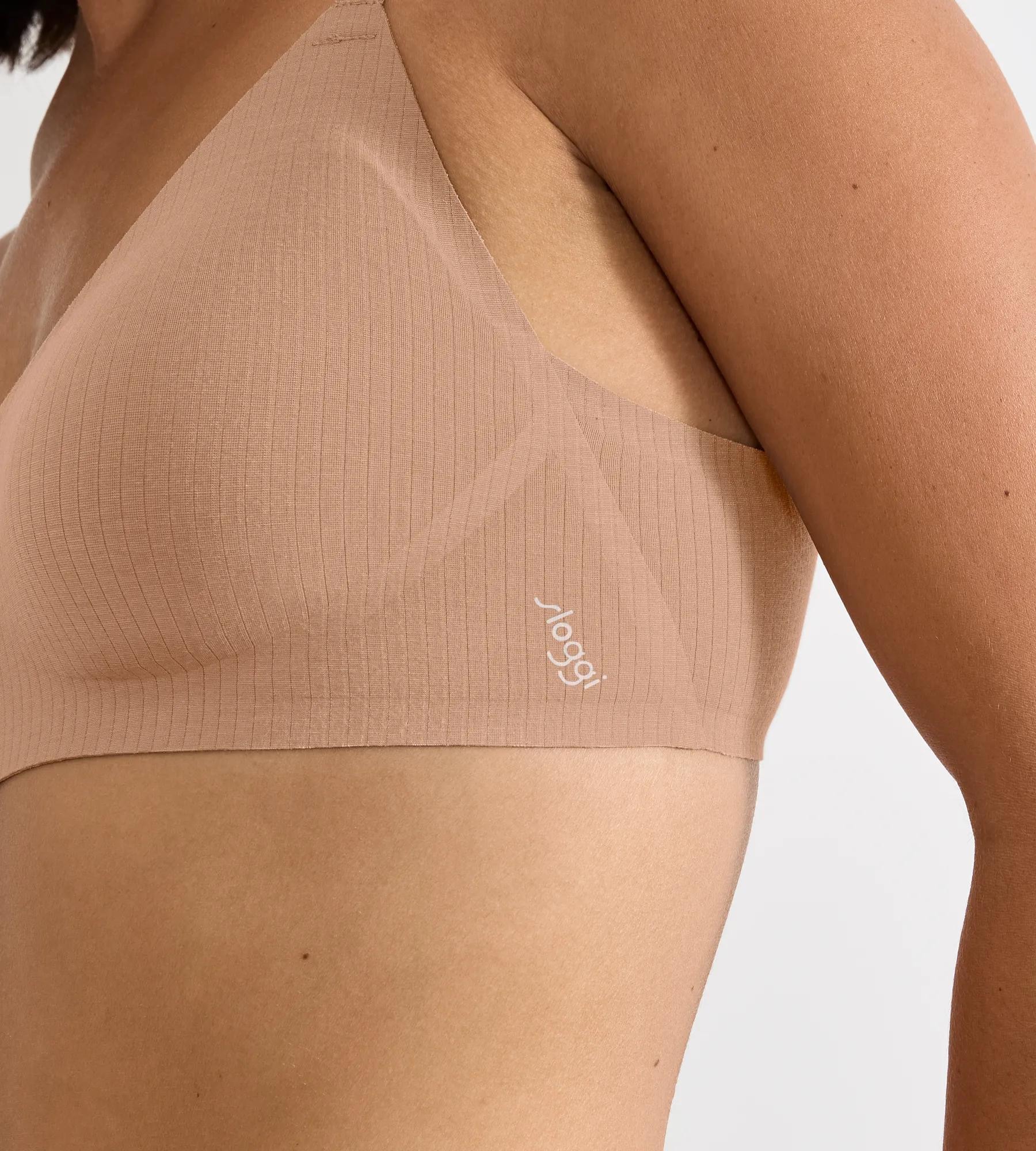 sloggi Soutien-gorge souple »ZERO Feel Pure« avec coussinets amovibles et respirants, effet rayé discret