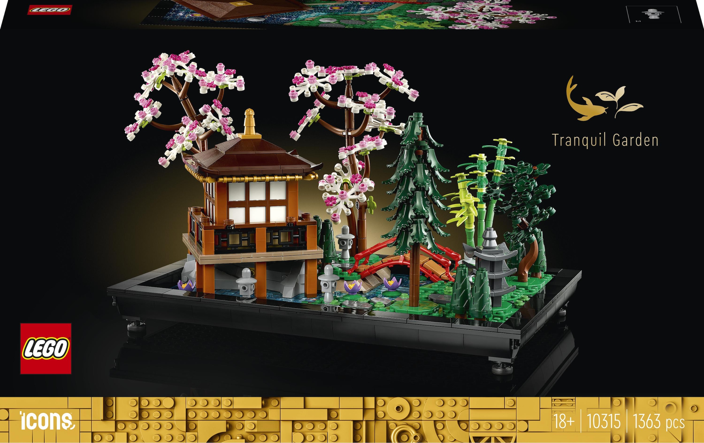 LEGO® Spielbausteine »Garten der Stille 10315«, (1363 St.)