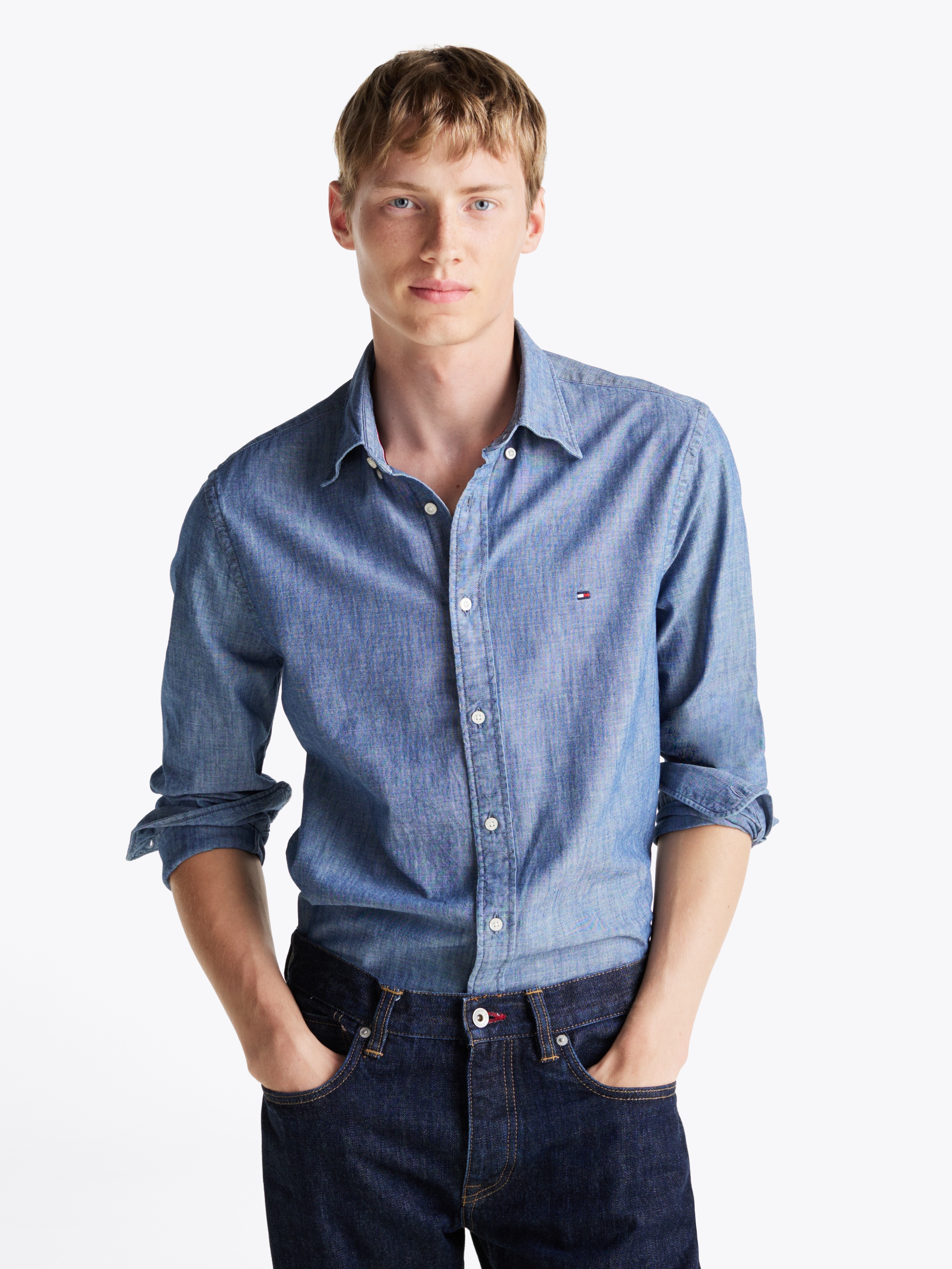 Langarmhemd »CHAMBRAY SOLID RF SHIRT«