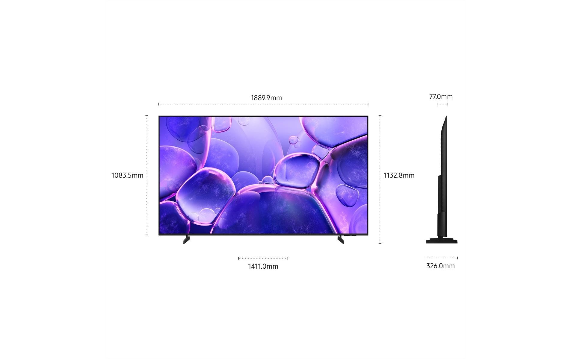 Samsung LCD-LED Fernseher »UE85U8000F« 214 cm/85 ″ Smart-TV