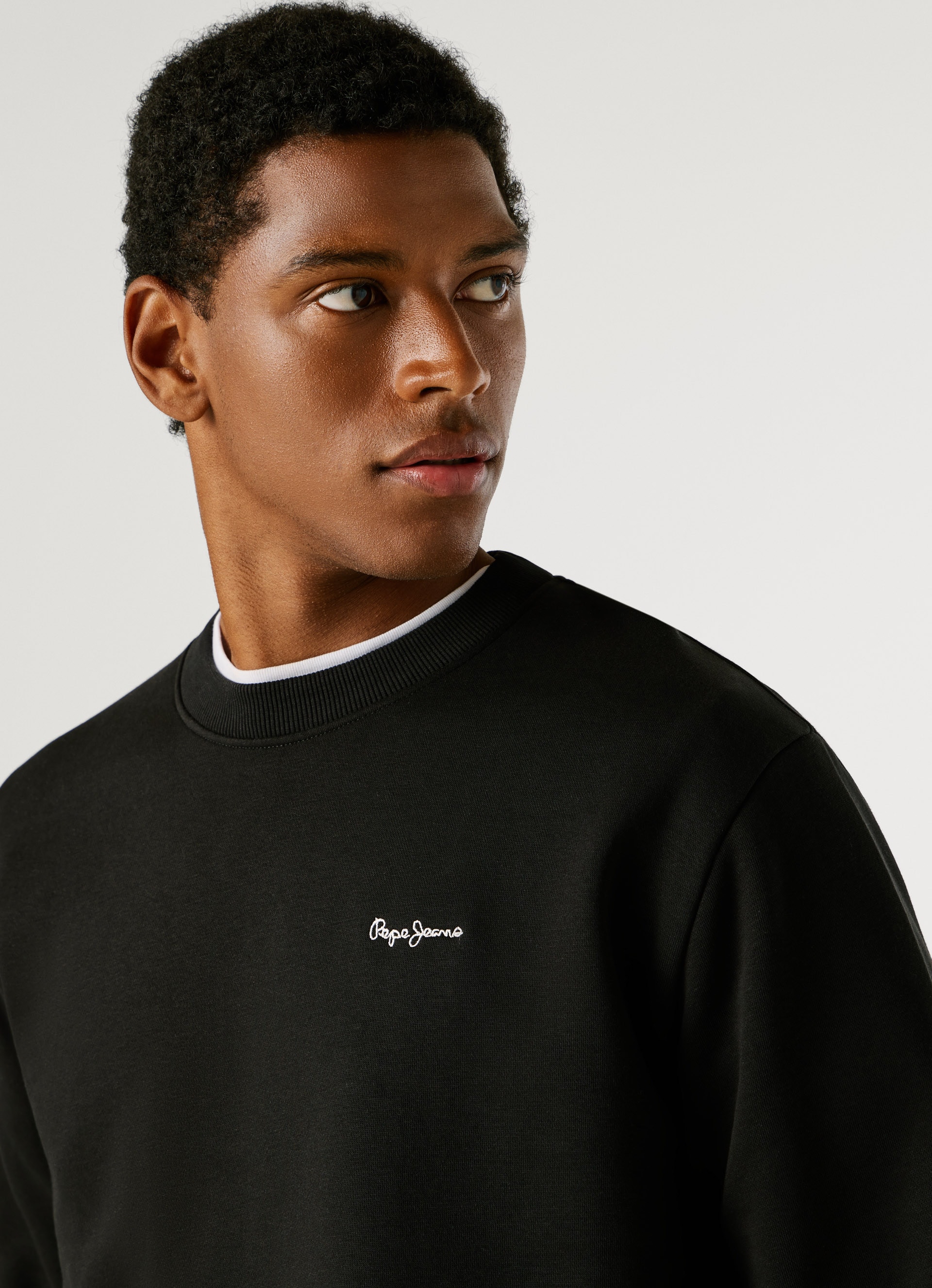 Pepe Jeans Sweatshirt »GRIFFIN CREW«, mit Rundhals, Rippbündchen
