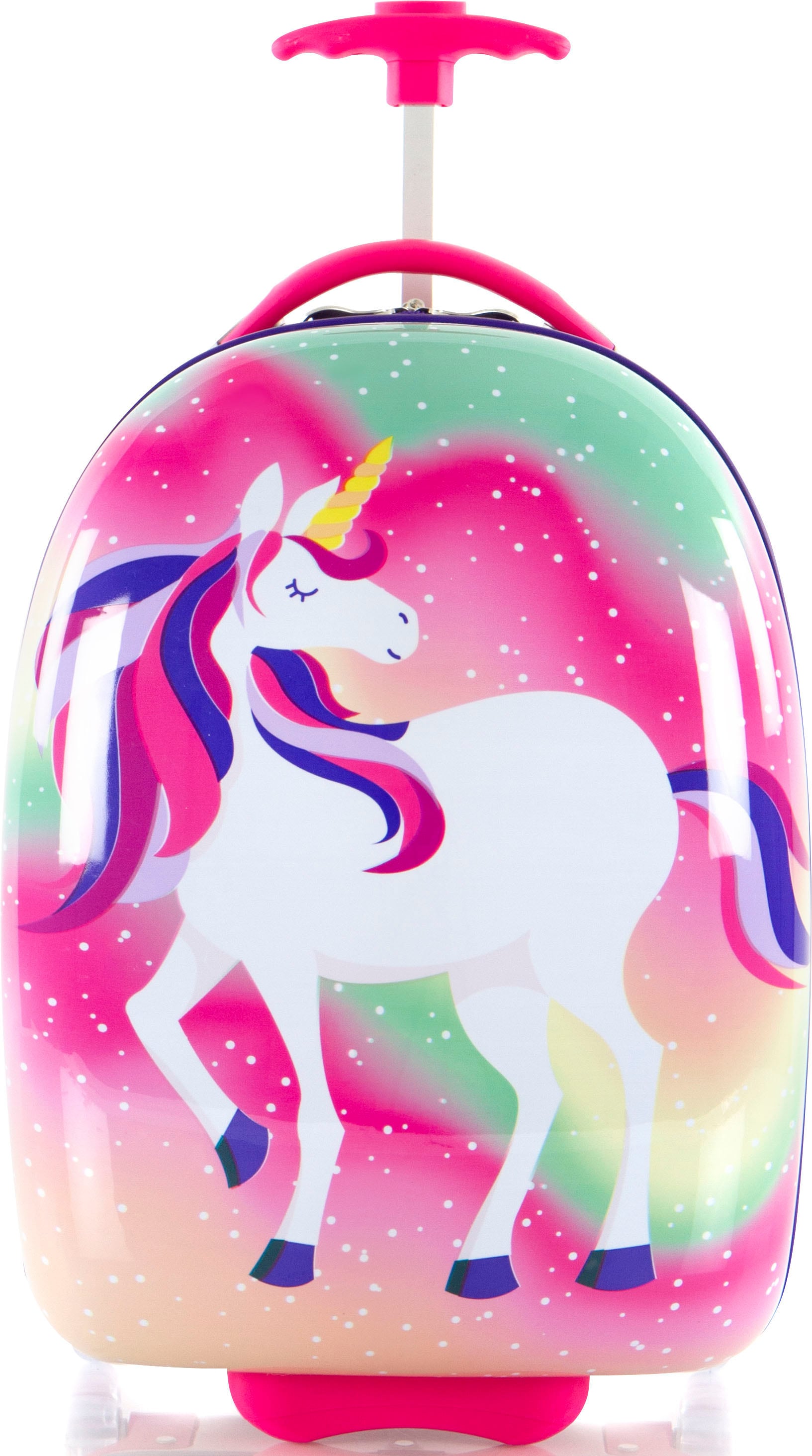 Heys Kinderkoffer »Einhorn rosa, 46 cm«, 2 St. Rollen