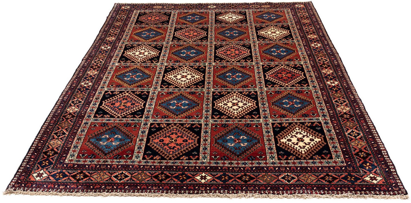 Image of morgenland Wollteppich »Yalameh Durchgemustert Rosso chiaro 295 x 205 cm«, rechteckig, 1 mm Höhe, Unikat mit Zertifikat bei Ackermann Versand Schweiz