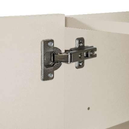 welltime Armoire sous lavabo »Vela,Breite 60cm, 2 Türen, 2 Fächer, mit Siphonausschnitt« 1 cuis tlg. meuble sous-lavabo, plan vasque, design avec portes inclinées