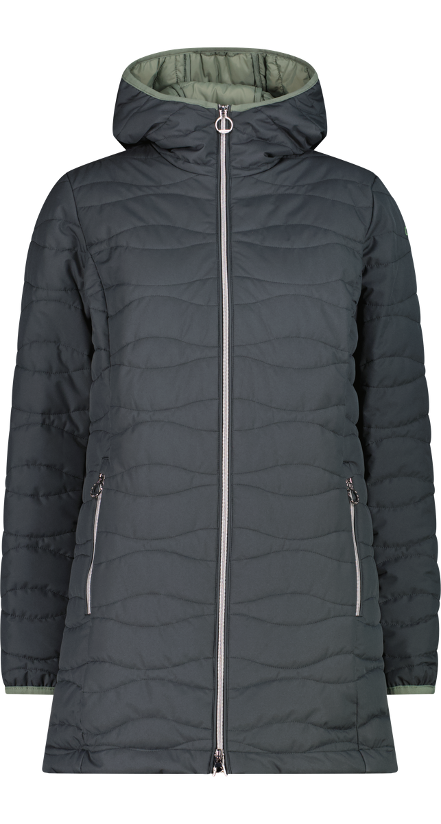 CMP Steppmantel »WOMAN PARKA FIX HOOD« mit Kapuze, aus Polyester