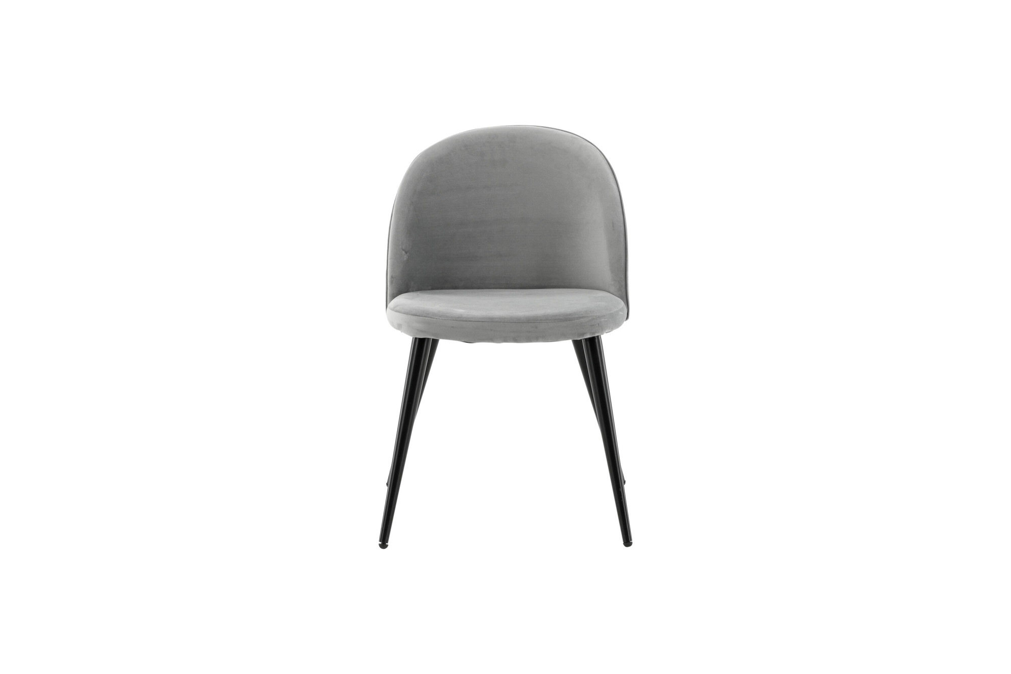 Venture Home Esszimmerstuhl »Velvet, 2er-Set Esszimmerstühle mit Samtbezug, 150 kg belastbar« () 2 Stk.Polsterstuhl, weicher Bezug, Metallbeine, abgerundet