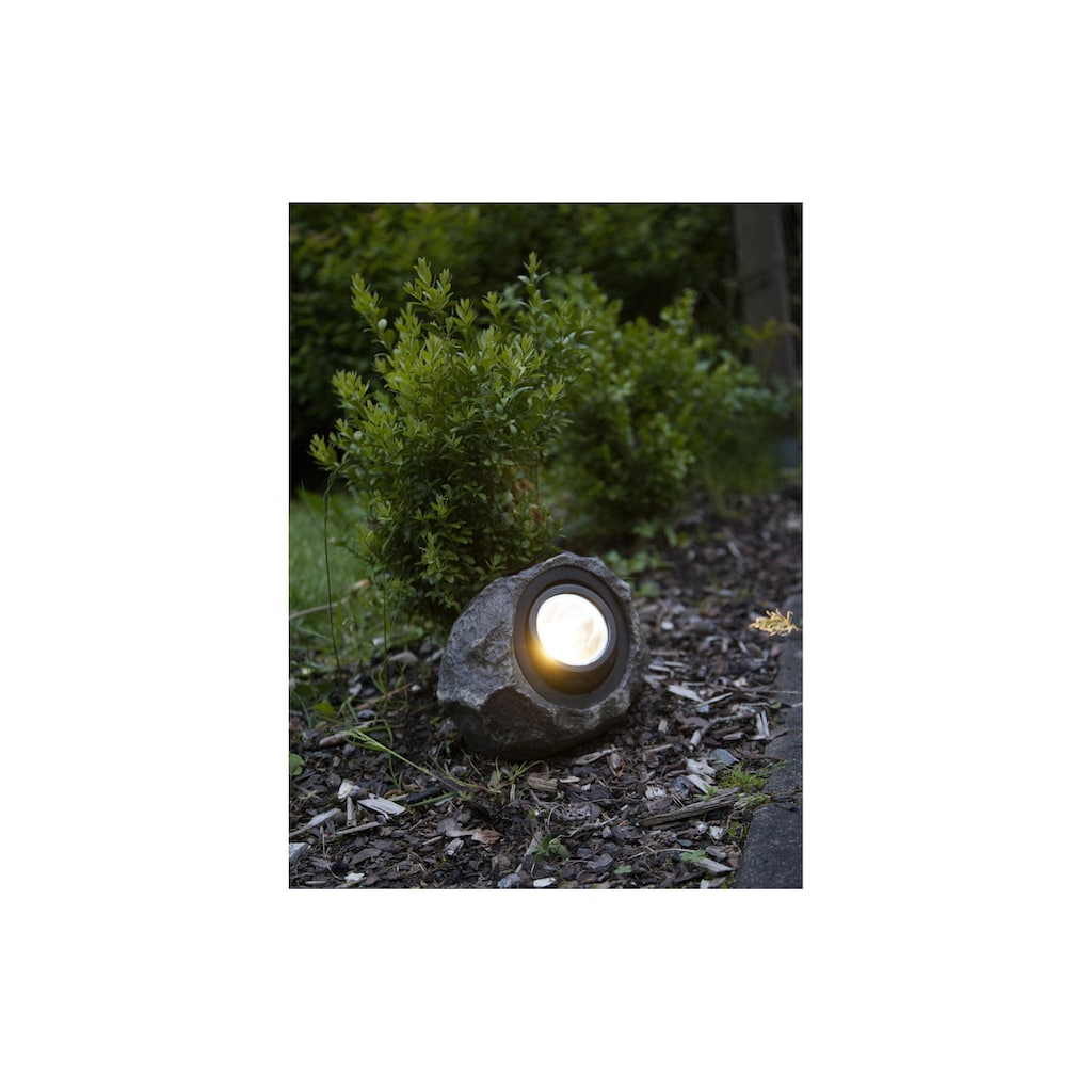 STAR TRADING Gartenleuchte »LED Lichtspot Rocky outdoor«, 1 flammig-flammig