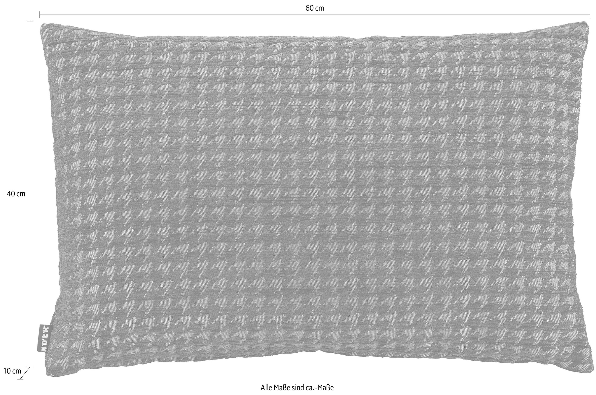 H.O.C.K. Dekokissen »Coven« mit Hahnentrittmuster, Kissenhülle mit Füllung, 1 Stück