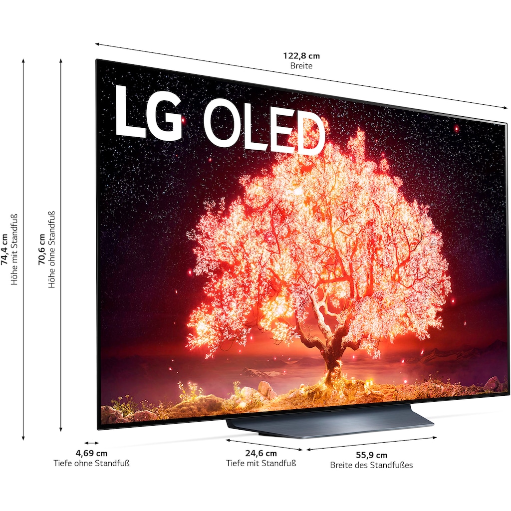 LG OLED-Fernseher »OLED55B19LA«, 139 cm/55 Zoll, 4K Ultra HD, Smart-TV