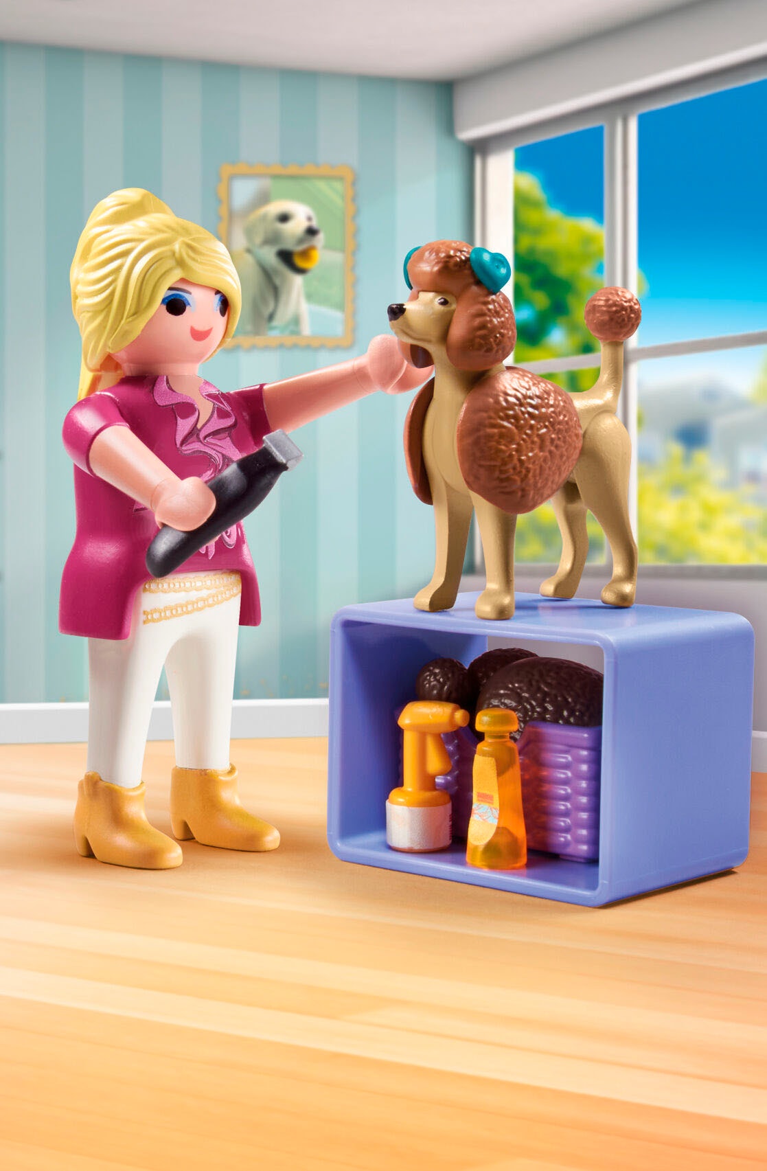 Playmobil® Konstruktions-Spielset »Hundefriseurin (71747), Playmobil My Life«