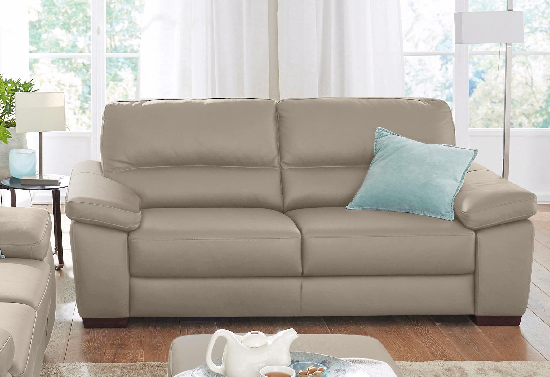 CALIA ITALIA 2-Sitzer »Gaia, hochwertiges Ledersofa mit erstklassigem Sitzkomfort«, edles Design,...