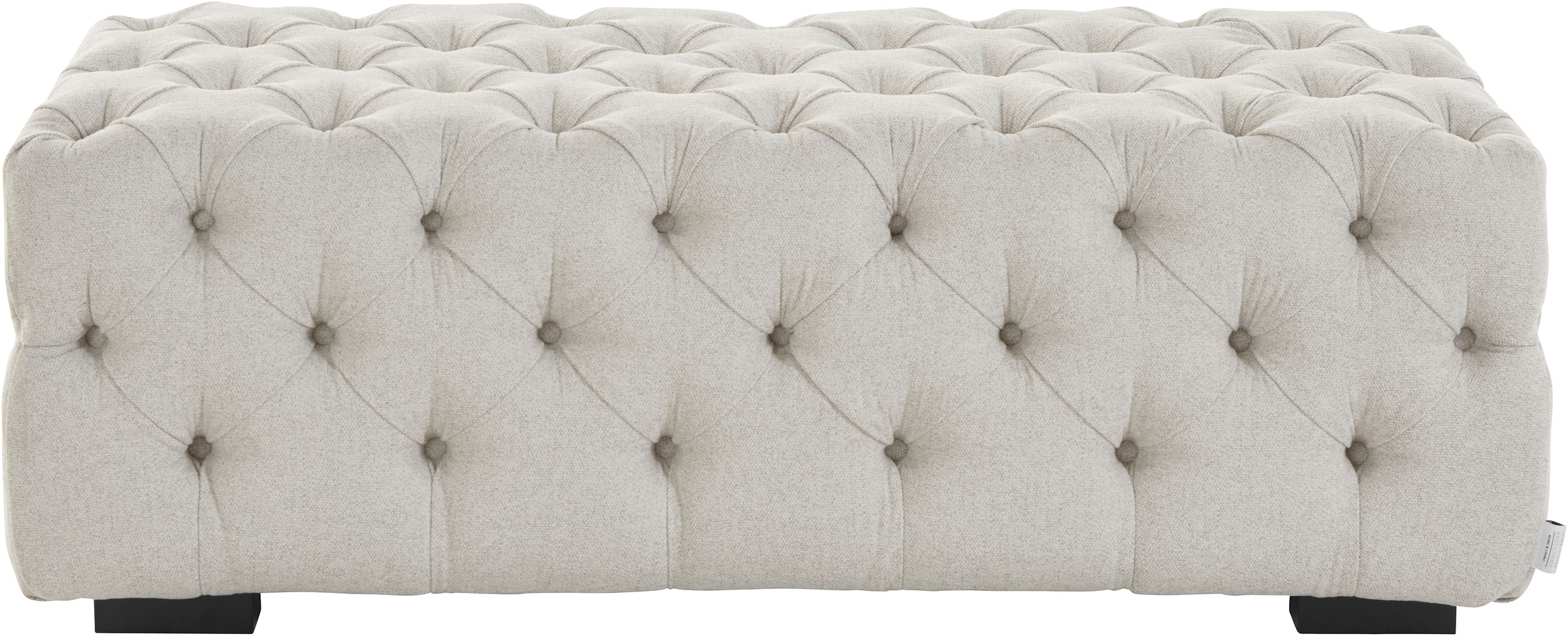 Home affaire Polsterhocker »Kalina« mit klassischer Chesterfield-Knopfheftung