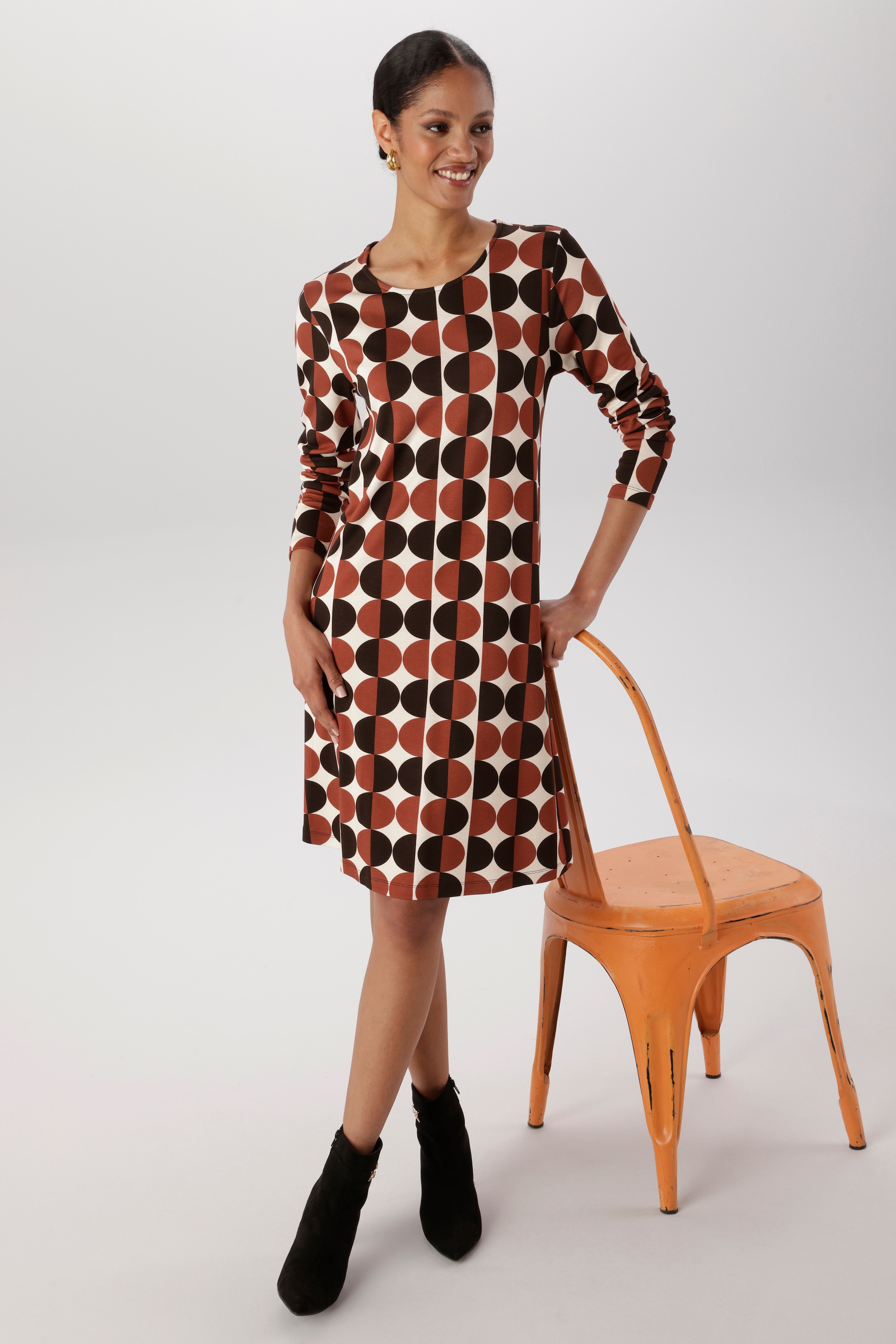 Aniston SELECTED Robe en jersey en forme légère A-line - NOUVELLE COLLECTION