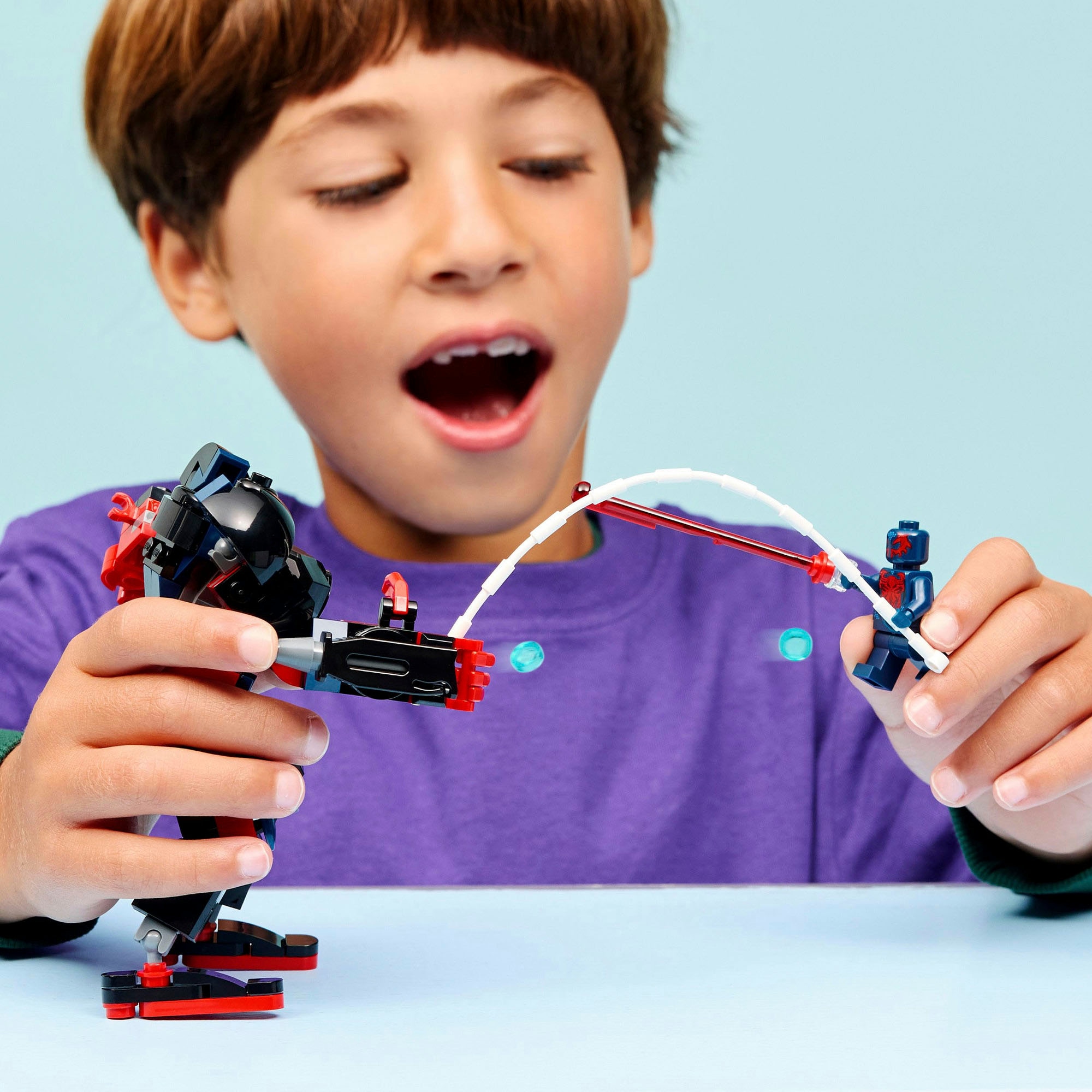 LEGO® Pions de construction »Miles Morales Mech vs. Spider-Man 2099 (76337), LEGO Super Heroes«