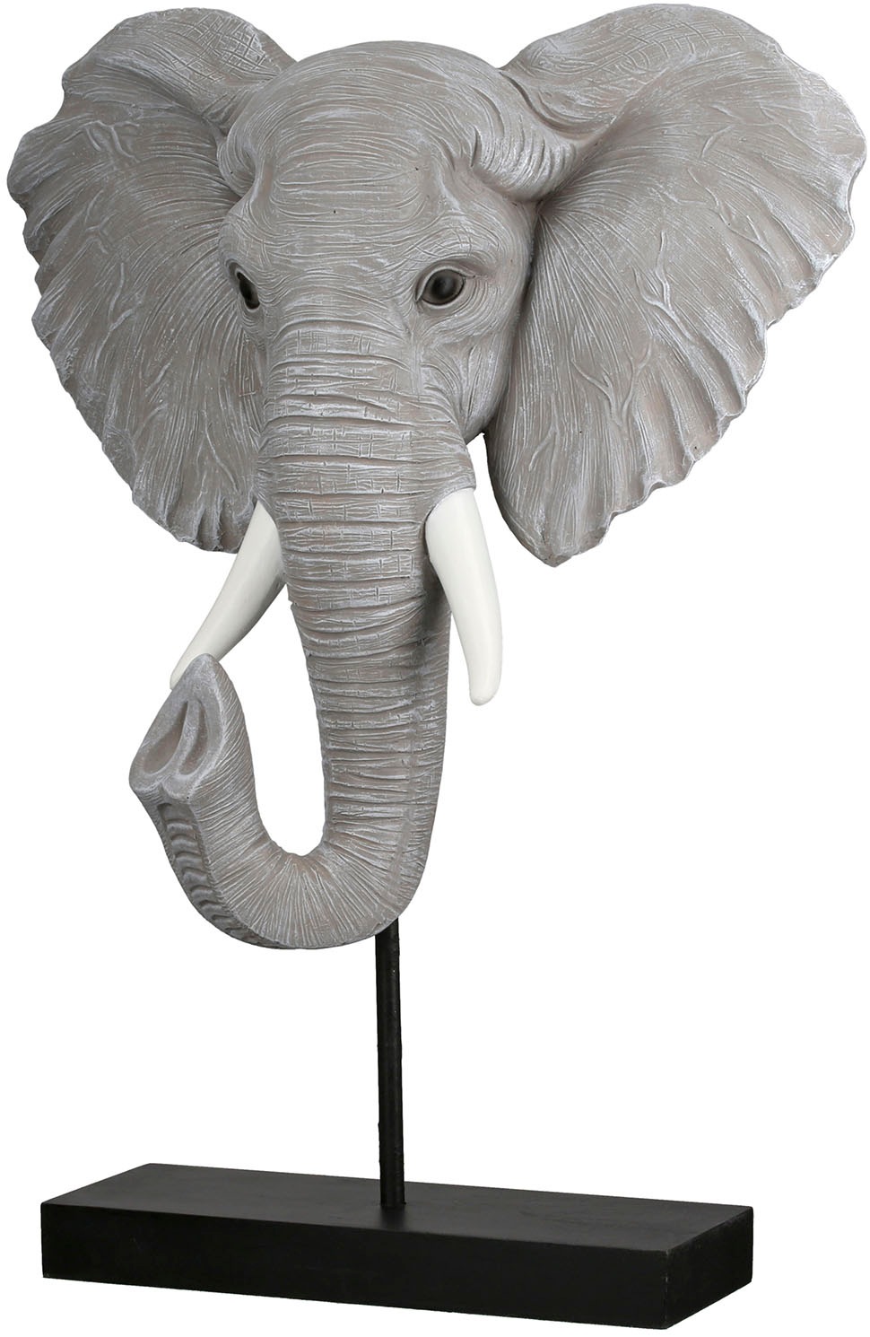 GILDE Tierfigur »Skulptur Elefant Ringo grau H. 42 cm«