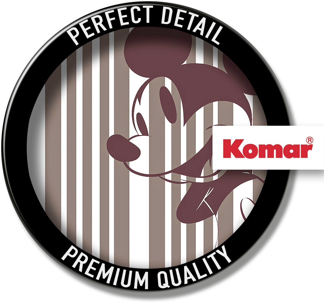 Komar Vliestapete »Digitaldruck Vlies -  Mickey Tone-on-Tone - Grösse 200 x 250 cm« bedruckt glatt Kinderzimmer