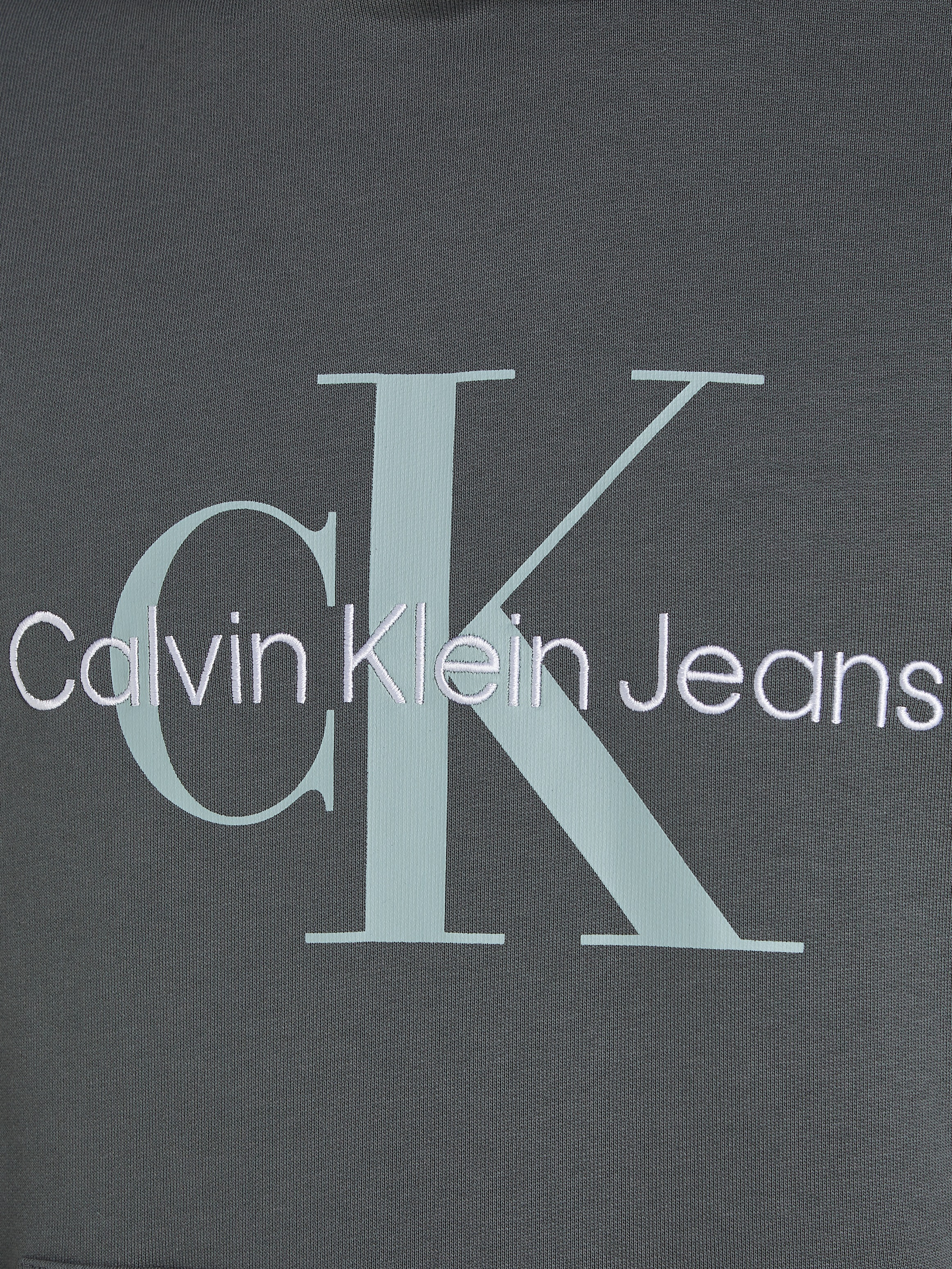 Calvin Klein Jeans Kapuzensweatshirt »SEASONAL MONOLOGO REGULAR HOODIE«, mit Logodruck und Stickerei