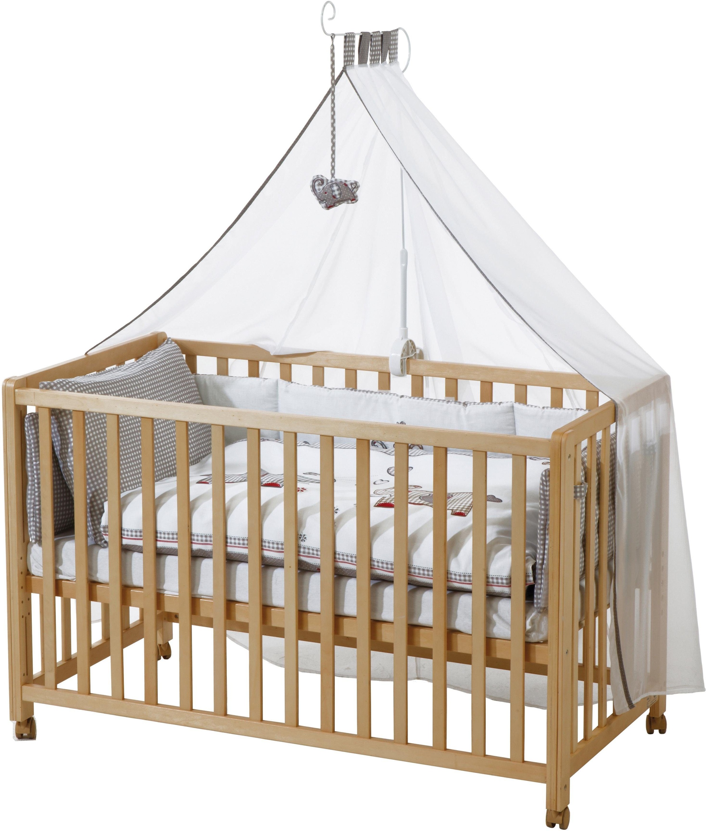 Image of roba® Babybett »Room Bed, Jumbo twins grau«, (6 tlg.) bei Ackermann Versand Schweiz
