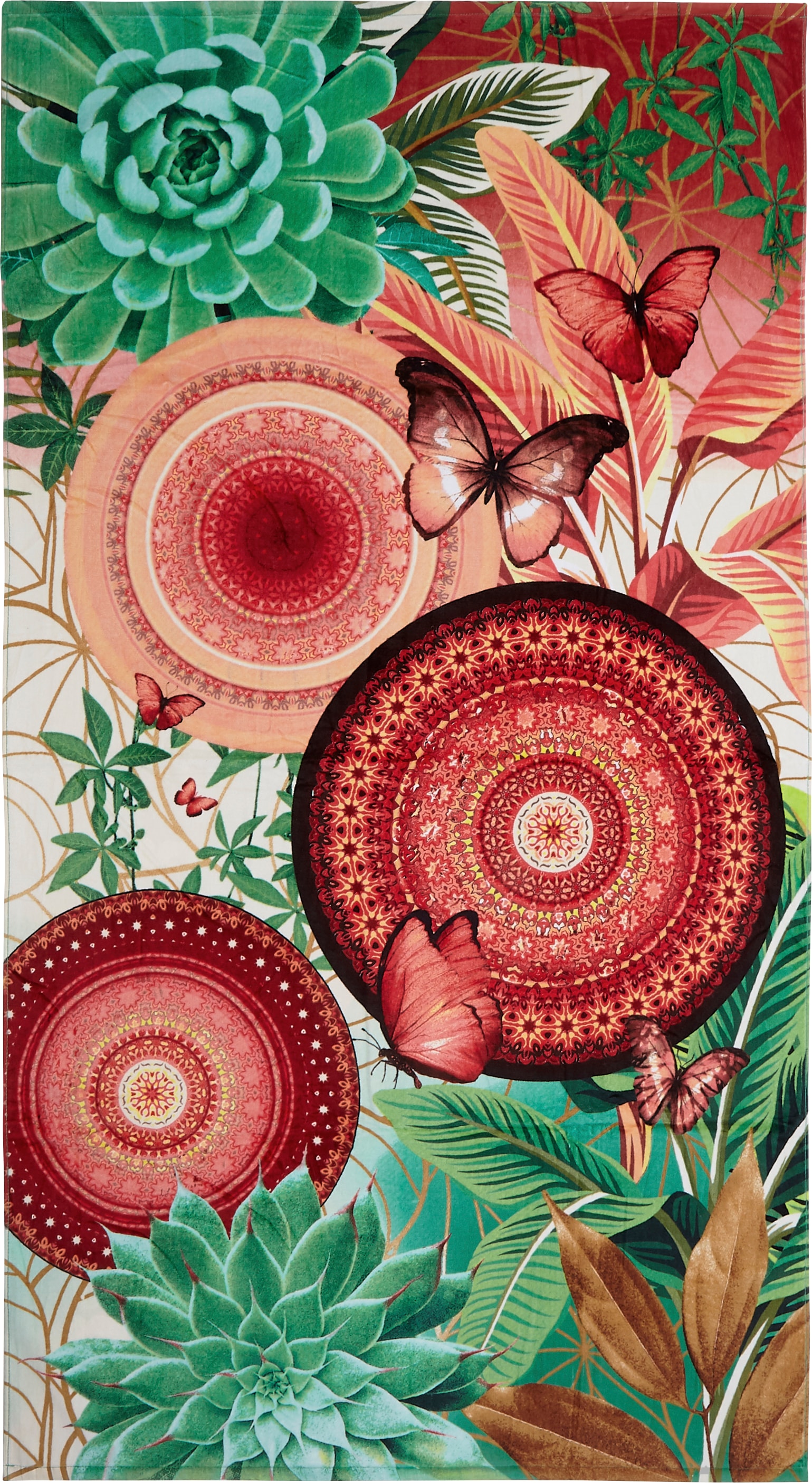 Image of hip Strandtuch »Jimena«, (1 St.), mit Mandalas, Blumen & Schmetterlingen bei Ackermann Versand Schweiz