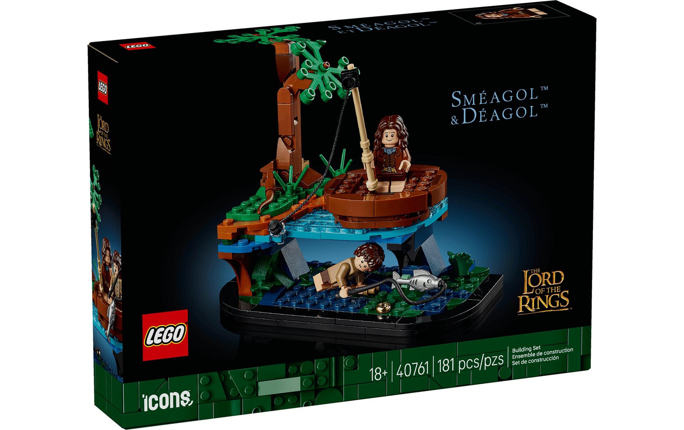 Image of LEGO Konstruktionsspielsteine "Der Herr der Ringe Sméagol & Déagol 40761"