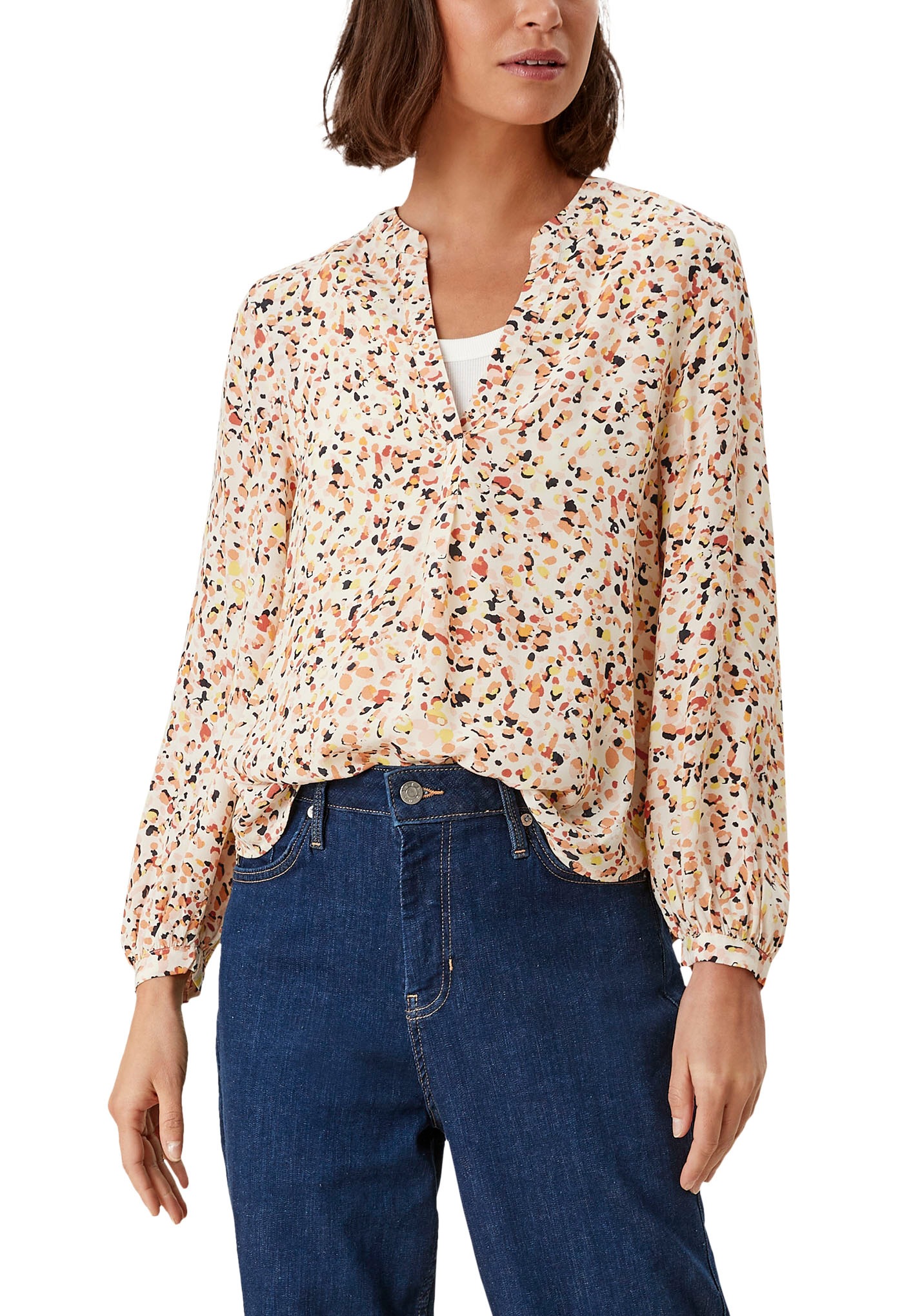 Image of s.Oliver Schlupfbluse, mit verlängertem Rückensaum bei Ackermann Versand Schweiz