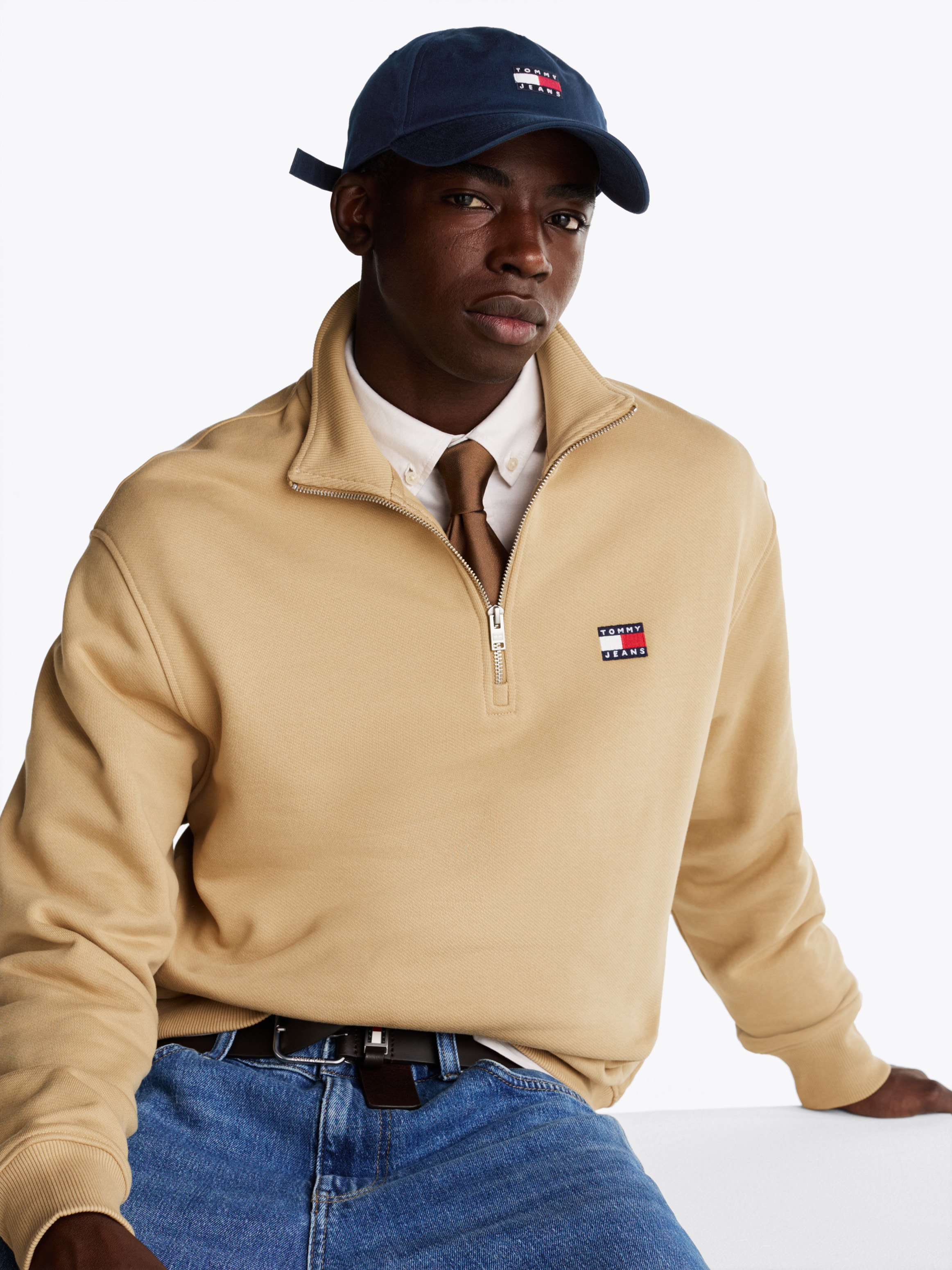 Tommy Jeans Casquette de baseball »TJM HERITAGE CORE CAP« fermeture clip unisexe, grande broderie logo,