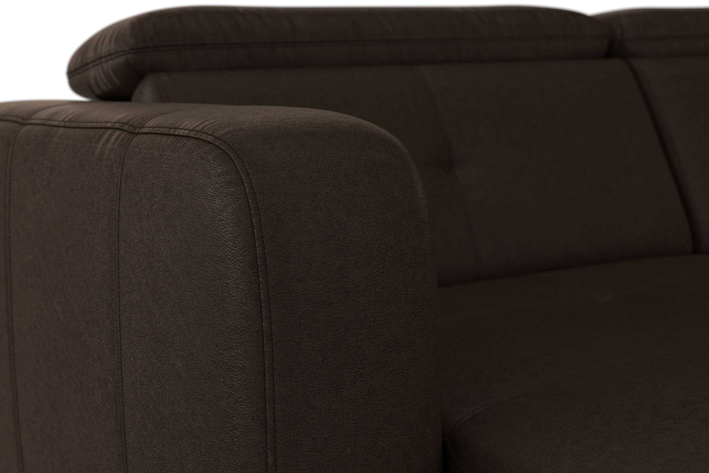 sit&more Wohnlandschaft »Belluci U-Form«, Kopfteilverstellung und Federkern, wahlweise mit Bettfunktion