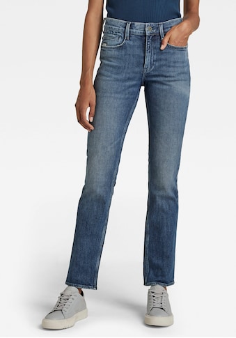 G-Star RAW Straight-Jeans »Noxer High Straight«, mit Umschlagsaum u.... kaufen